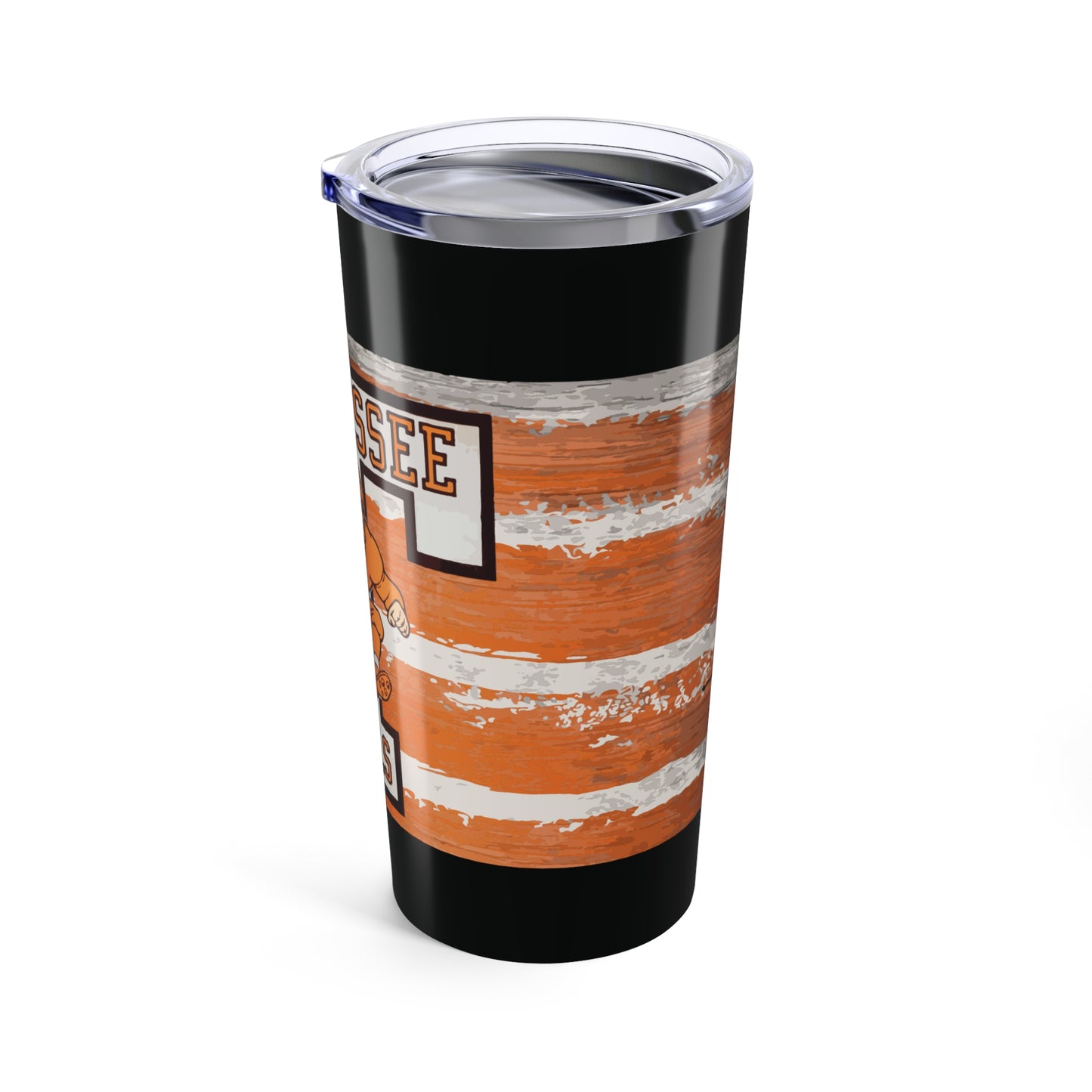 Tennessee Vols Tumbler, Sports Fan Travel Mug, Gift for College Alumni, Tailgate Accessories, Party Drinkware, Home Bar Decor