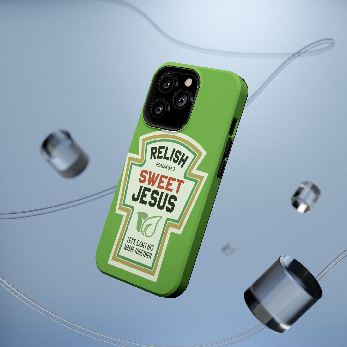 Relish Sweet Jesus Phone Case, Christian Gift, Impact-Resistant Case, Religious Phone Accessory, Faith-Based Present, Celebration Case
