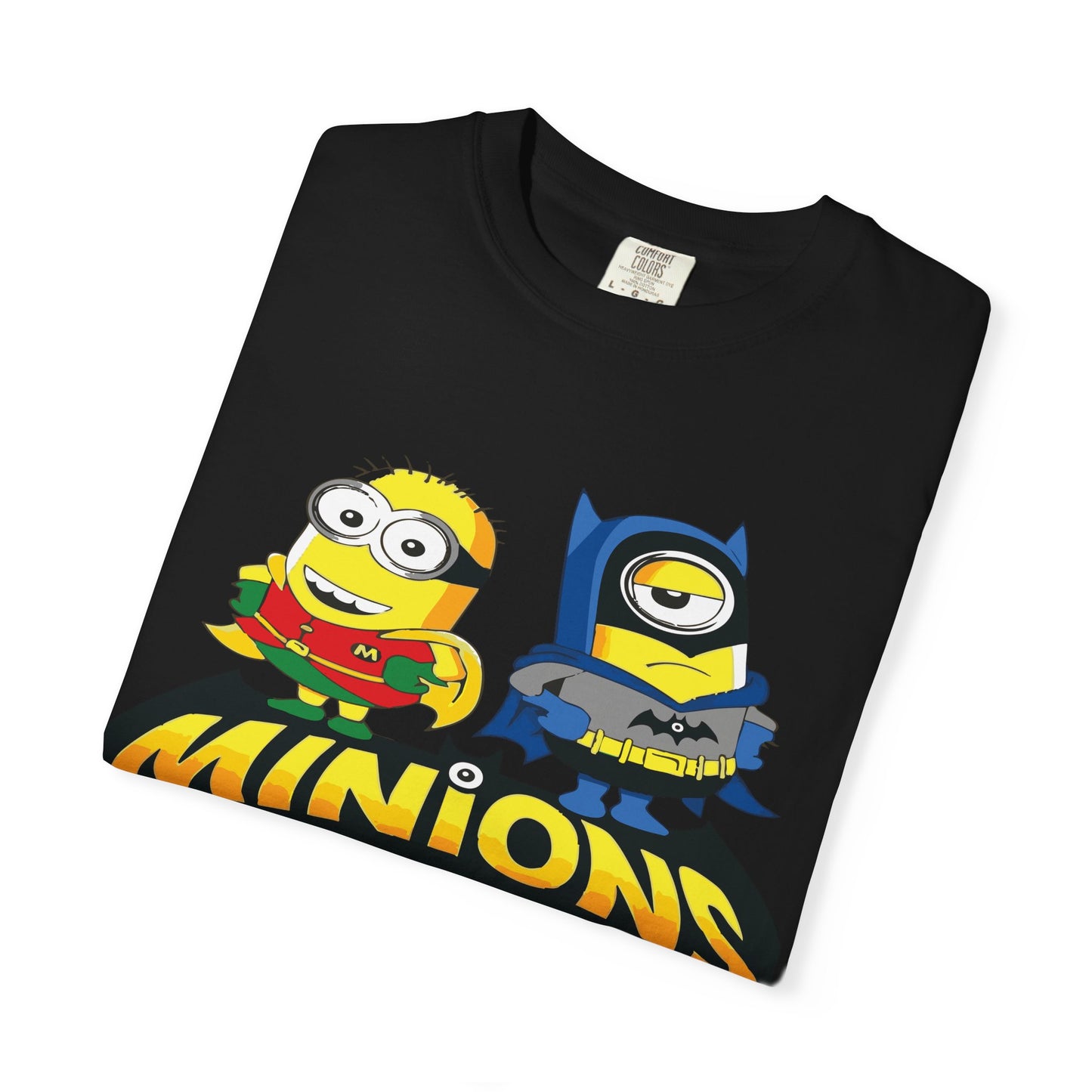 Minions Superhero Unisex T-shirt, Fun Gift for Kids, Cartoon Apparel, Birthday Party Outfit, Family Movie Night Wear
