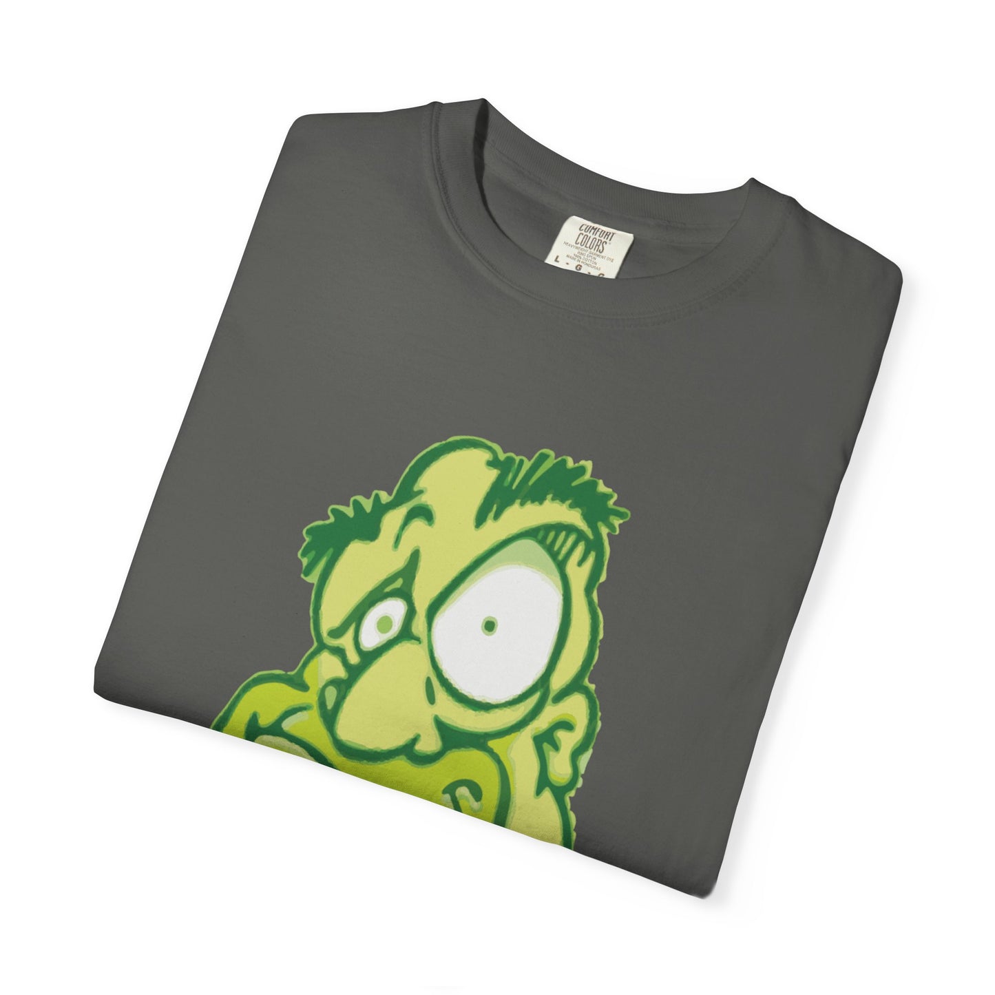 Unisex Garment-Dyed T-Shirt with Quirky Cartoon Design - Perfect for Casual Wear, Gifting, Parties, and Everyday Comfort