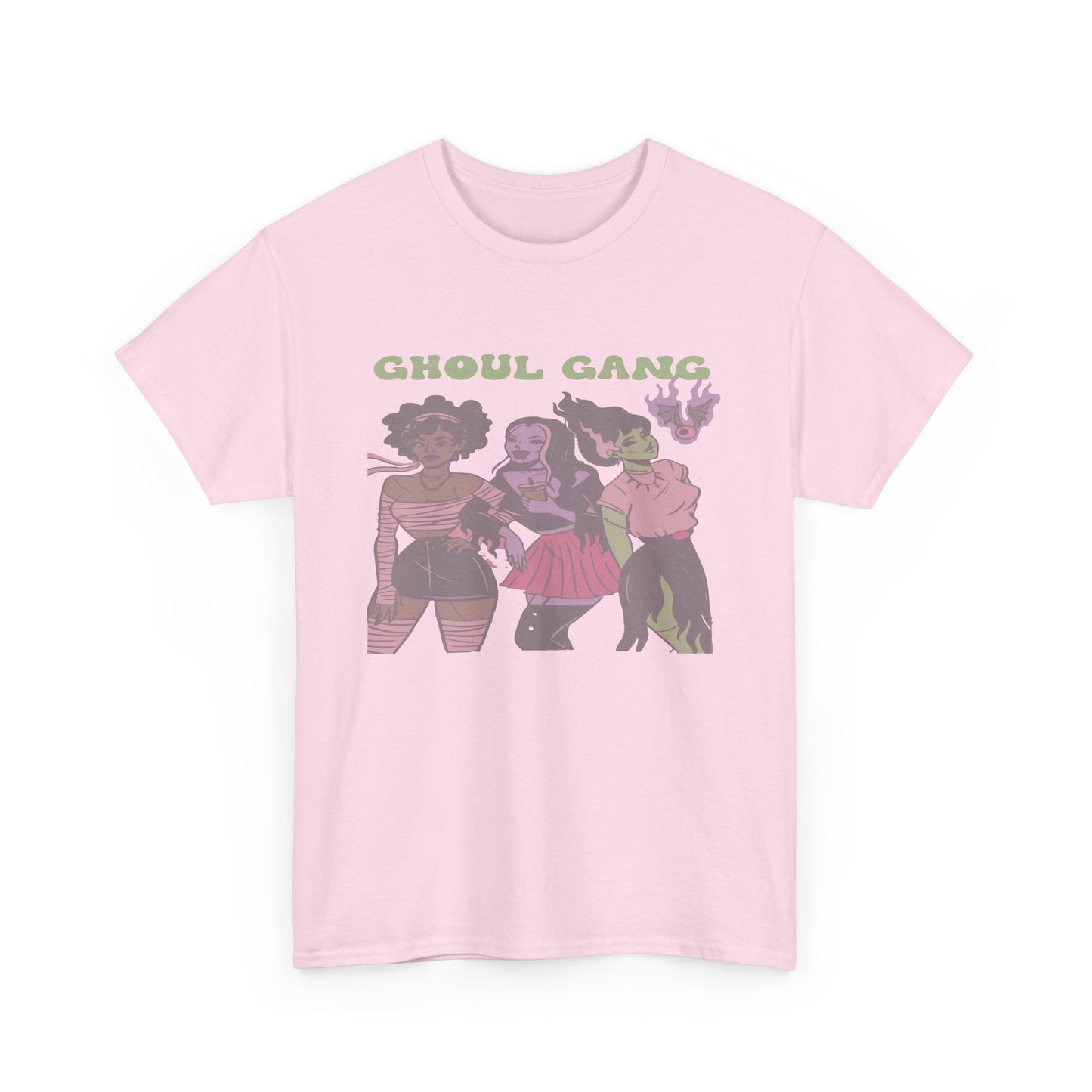 Ghoul Gang Unisex Heavy Cotton Tee | Halloween T-Shirt, Spooky Apparel, Gothic Fashion, Funny Gift, Group Costume