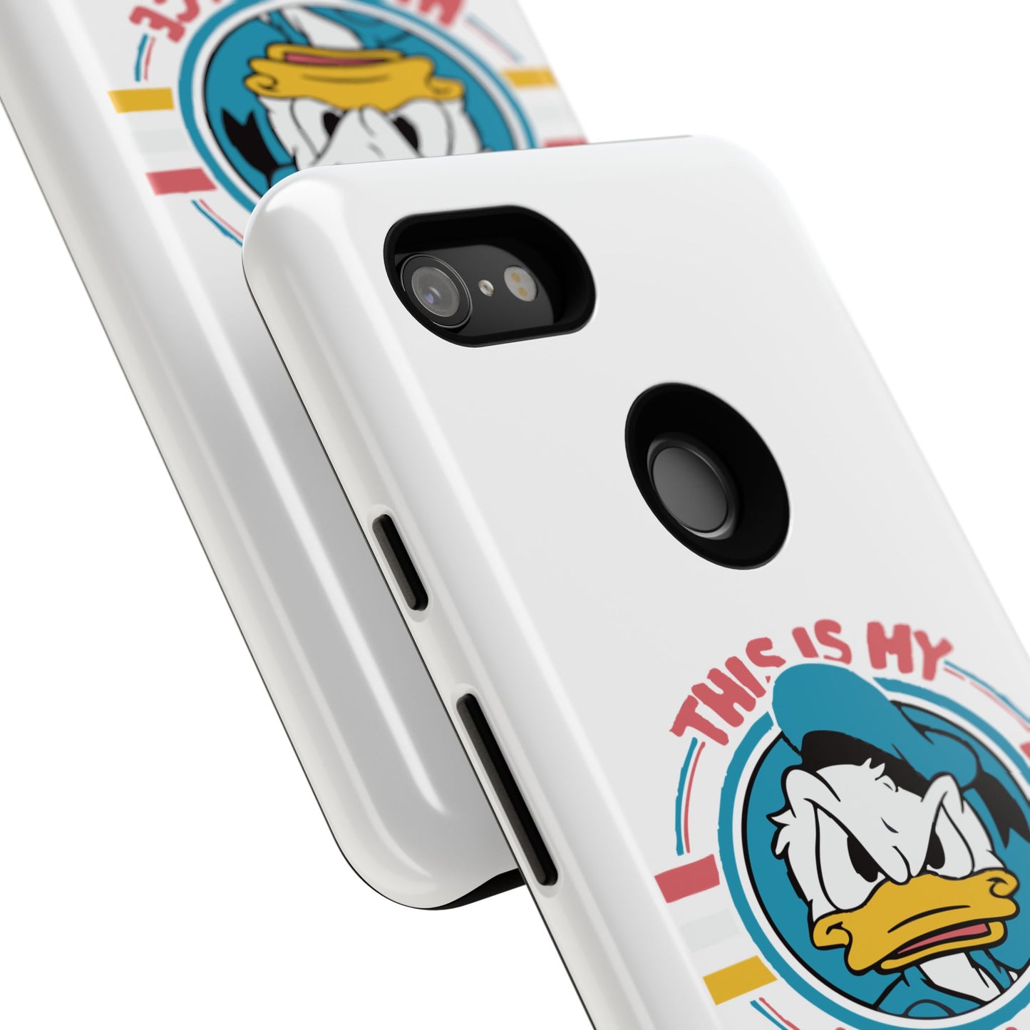 Tough Cases: This is My Happy Face Phone Case, Funny Phone Case, Donald Duck Case, Cute Phone Accessory, Gift for Disney Fans
