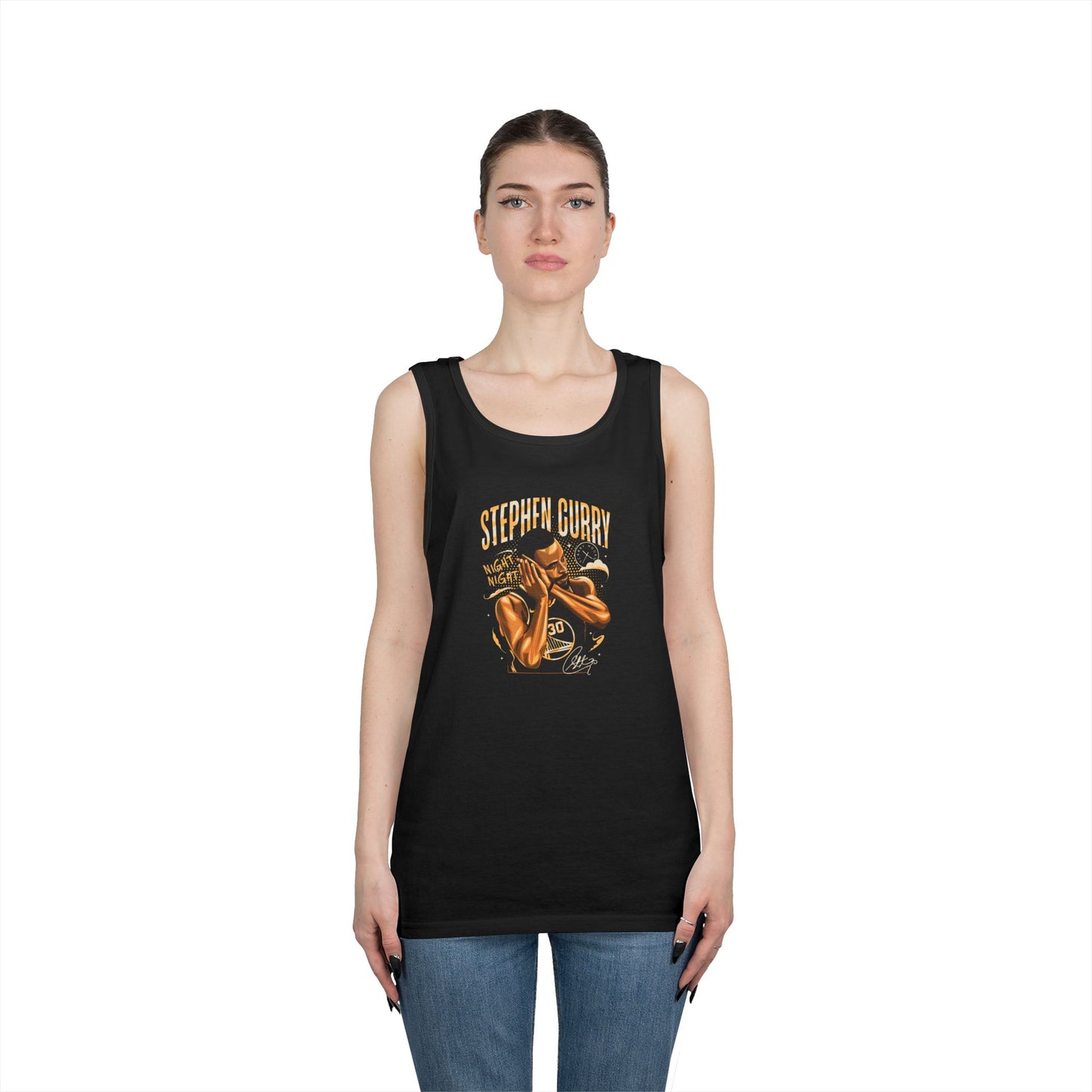 Unisex Heavy Cotton Tank Top - Stephen Curry Fan Apparel, Perfect for Sports Events, Summer Wear, Comfortable Activewear