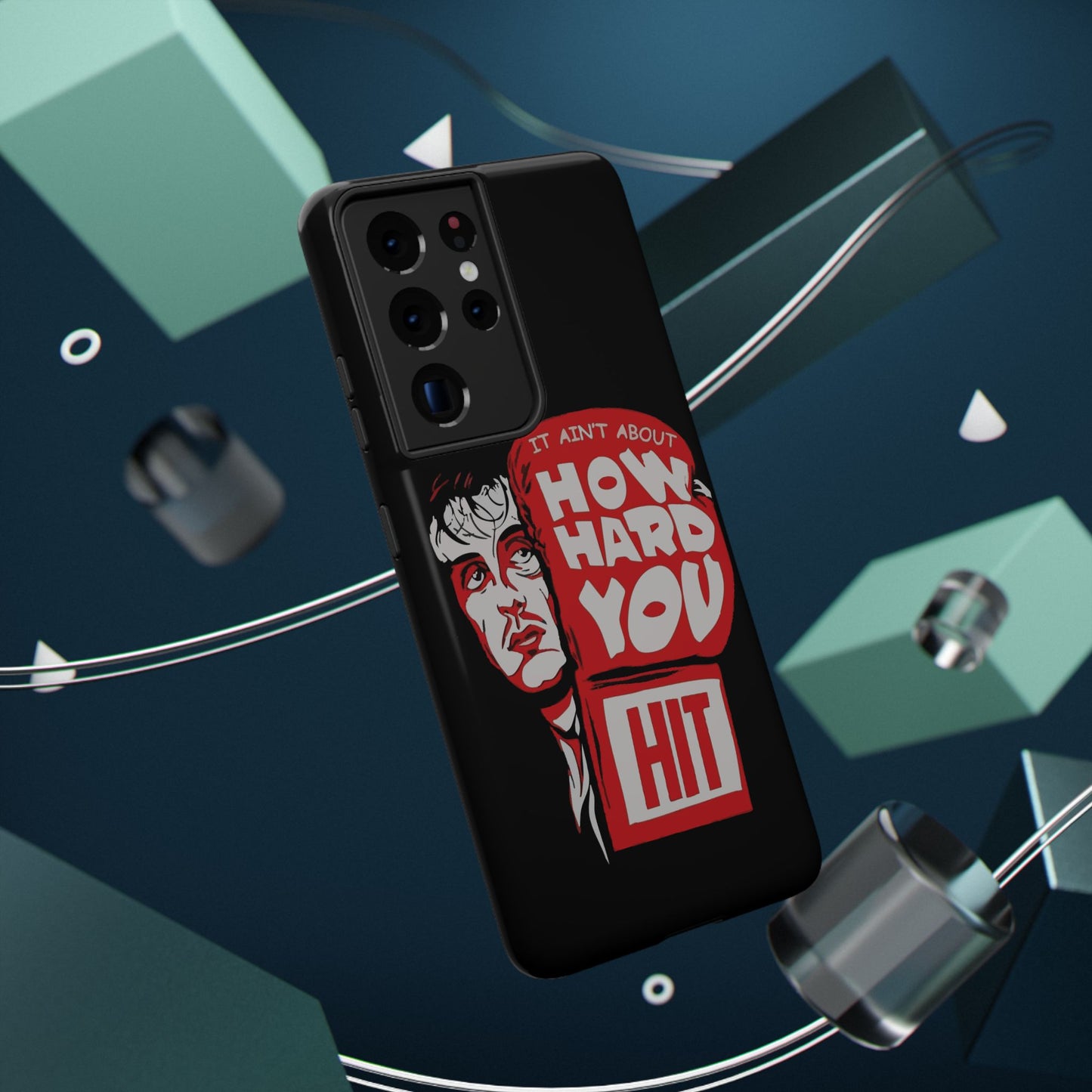 Impact-Resistant Phone Case, Rugged Smartphone Cover, Tough Phone Protection, Inspirational Gift, Motivational Tech Accessory