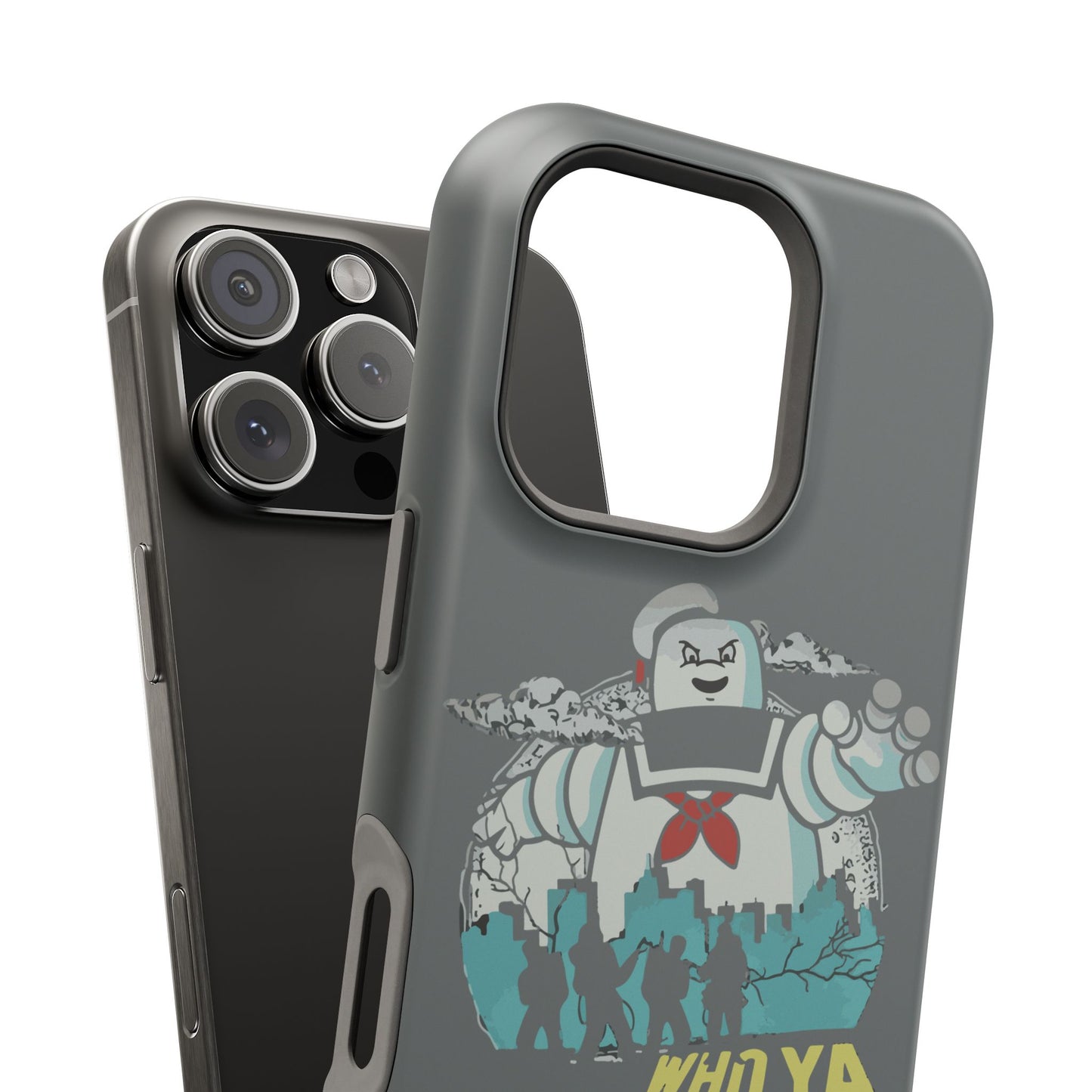Ghostbuster-Inspired Tough Phone Case - Who Ya Gonna Call? - Perfect for Fans, Gift for Halloween, Geeky Accessories, Durable Protection