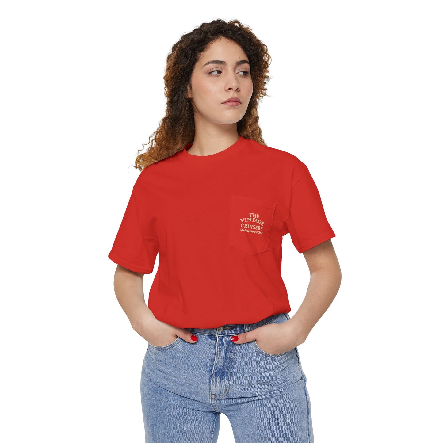 Retro Pocket Tee Allons Church of Christ Cruise 2025 Unisex T-Shirt