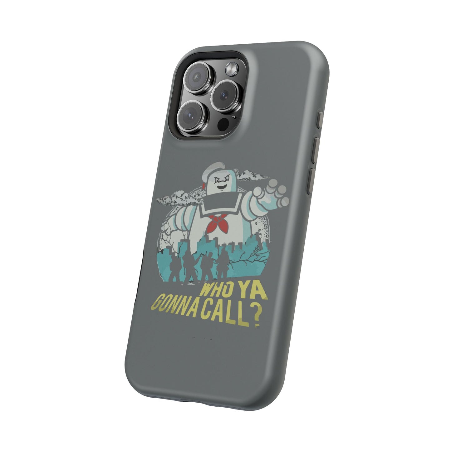 Ghostbuster-Inspired Tough Phone Case - Who Ya Gonna Call? - Perfect for Fans, Gift for Halloween, Geeky Accessories, Durable Protection