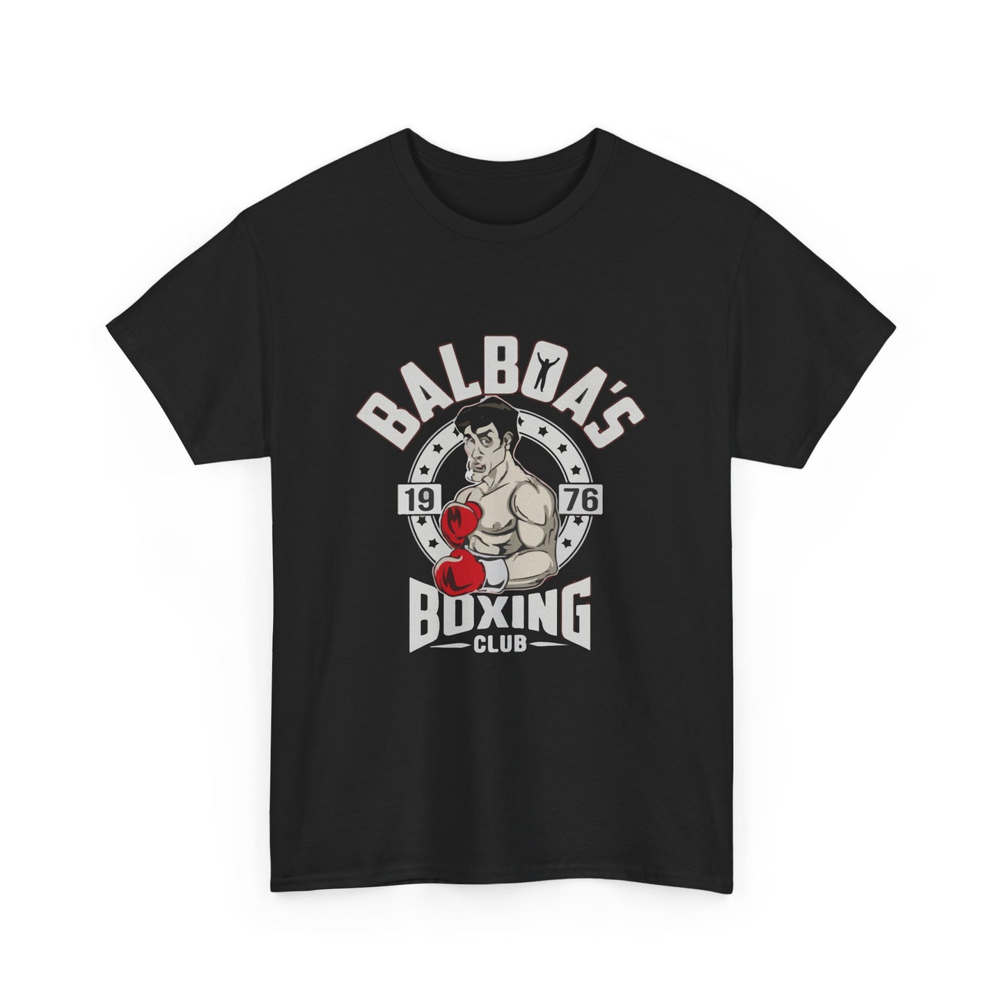 Balboa's Boxing Club Unisex Heavy Cotton Tee - Vintage Sports Shirt, Gym Apparel, Boxing Fan Gear, Fitness Gift, Casual Wear