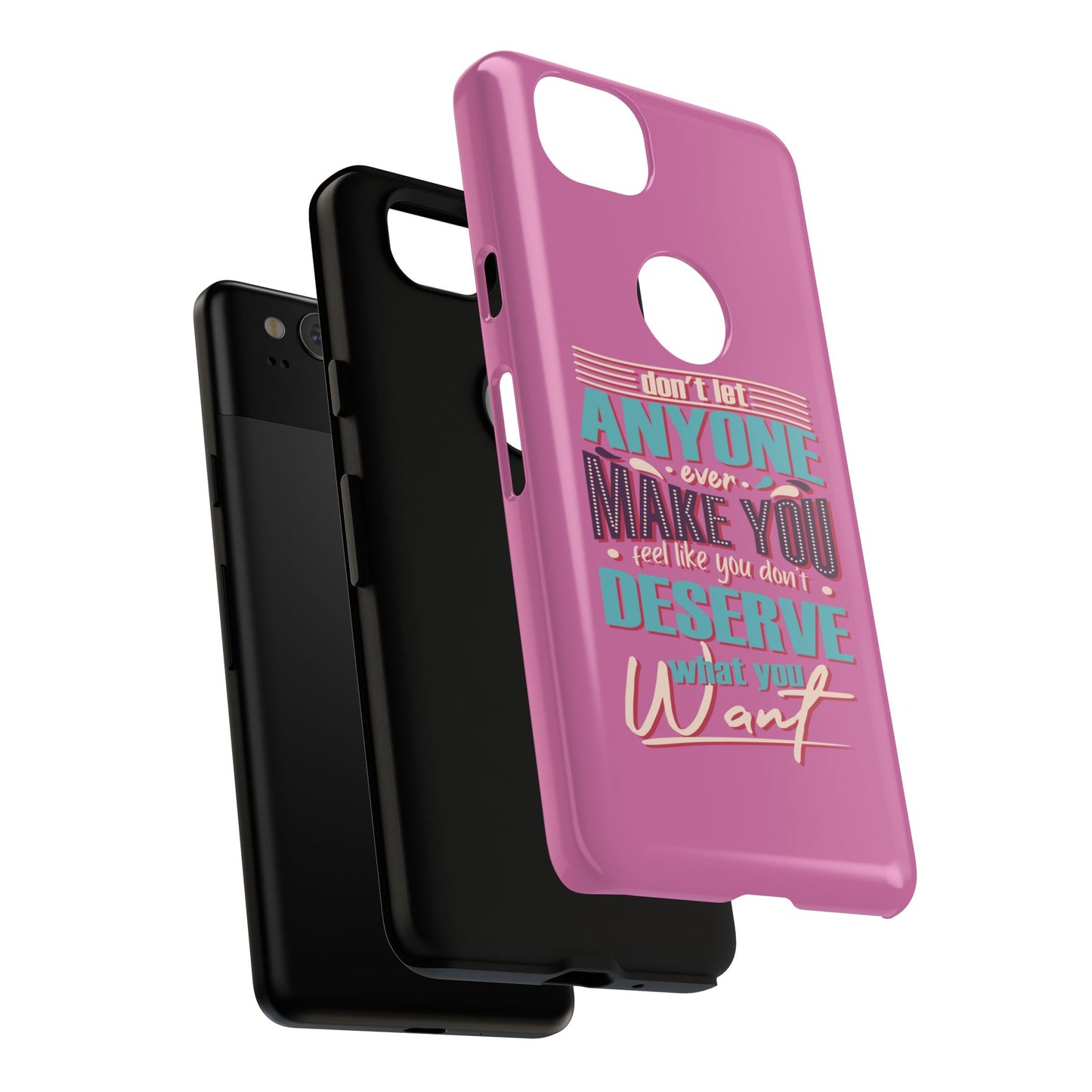 Inspirational Phone Case, Motivational Phone Cover, Tough Cases for Her, Gift for Friends, Self-Love Quote Case