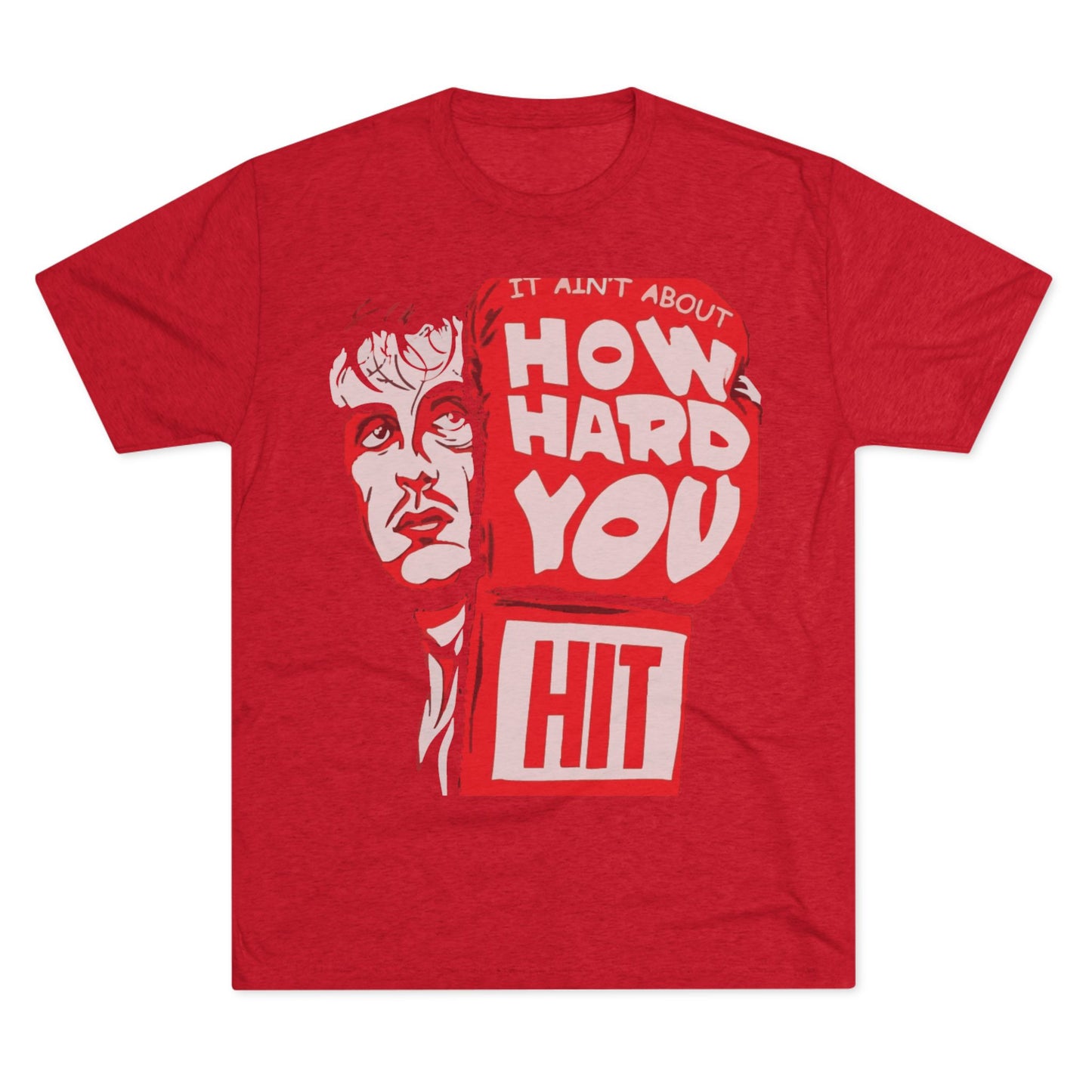 Rocky Fitness Tee - Unisex Tri-Blend Crew Tee