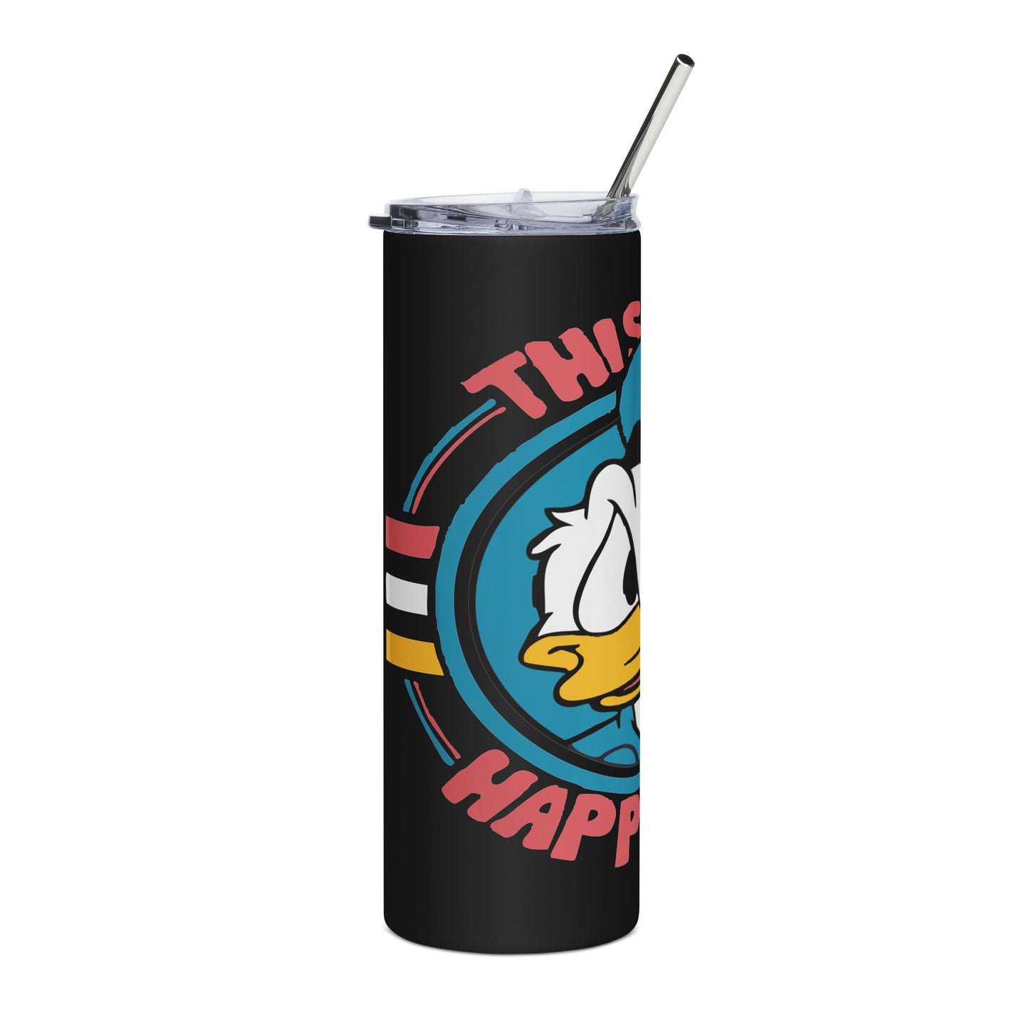 20oz Stainless Steel Tumbler - Funny Face Donald Duck
