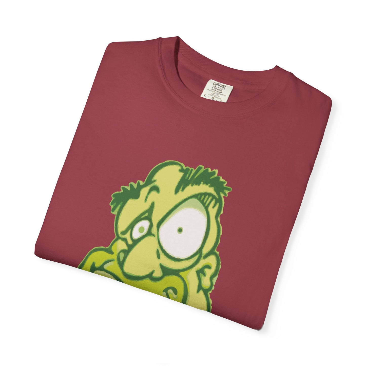 Unisex Garment-Dyed T-Shirt with Quirky Cartoon Design - Perfect for Casual Wear, Gifting, Parties, and Everyday Comfort