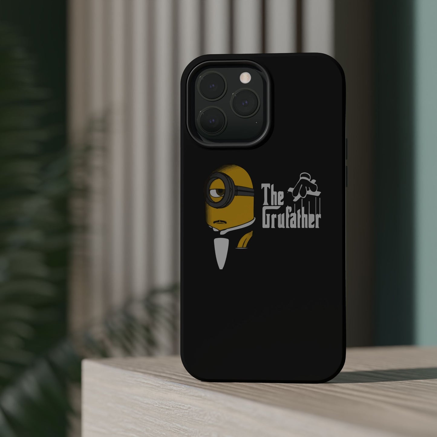 Magnetic Tough Cases: The Gruffather Phone Cover, Gift for Minions Fans, Unique Cell Phone Case, Durable Protective Case, Fun Cartoon Design