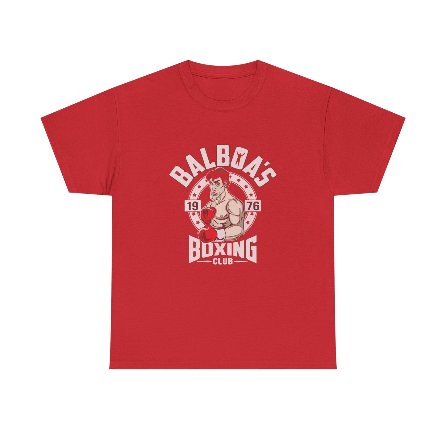 Balboa's Boxing Club Unisex Heavy Cotton Tee - Vintage Sports Shirt, Gym Apparel, Boxing Fan Gear, Fitness Gift, Casual Wear