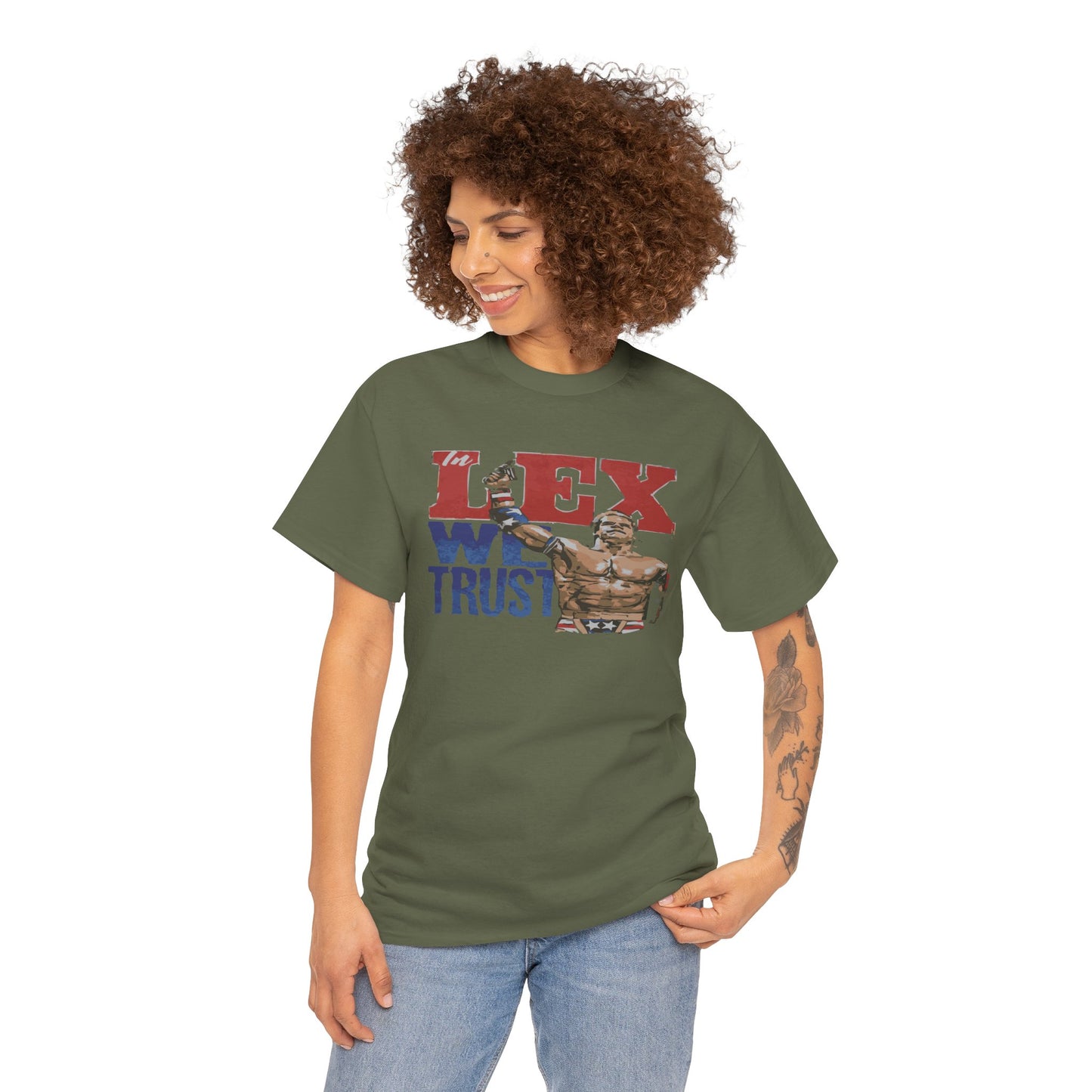 Unisex Cotton Tee with 'In Lex We Trust' Design, Casual Wear, Gift for Him/Her, Birthday, Independence Day, Patriotic Apparel