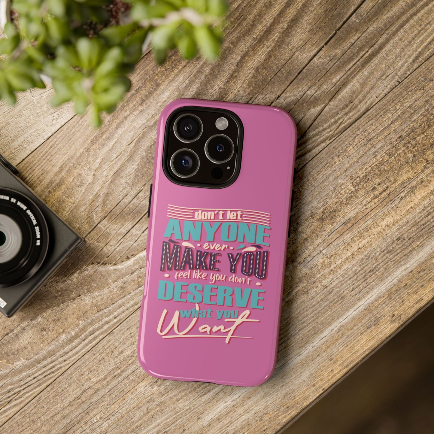 Inspirational Phone Case, Motivational Phone Cover, Tough Cases for Her, Gift for Friends, Self-Love Quote Case