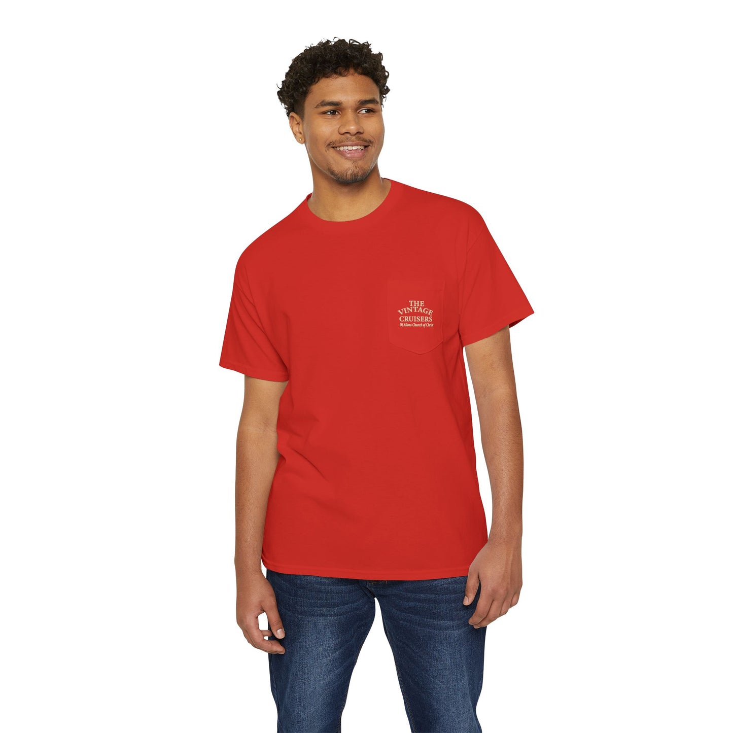 Retro Pocket Tee Allons Church of Christ Cruise 2025 Unisex T-Shirt