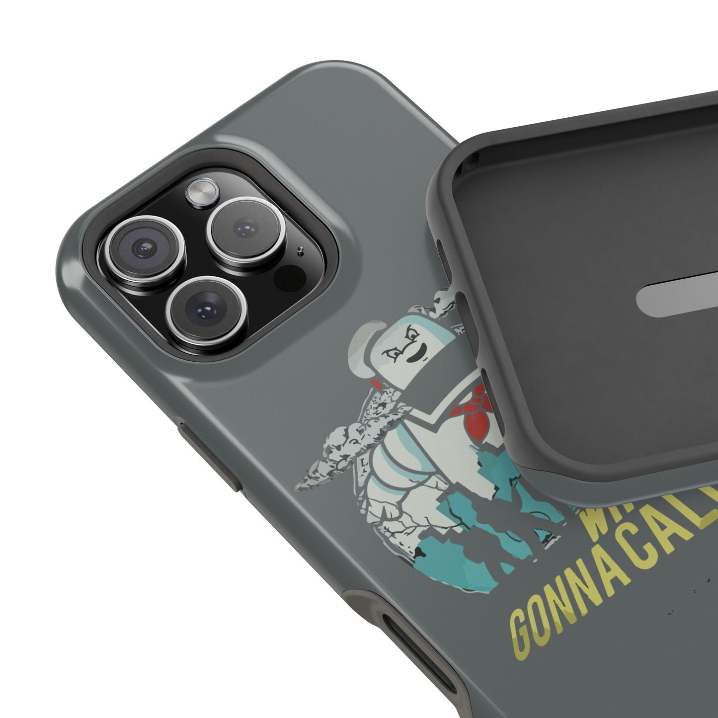 Ghostbuster-Inspired Tough Phone Case - Who Ya Gonna Call? - Perfect for Fans, Gift for Halloween, Geeky Accessories, Durable Protection