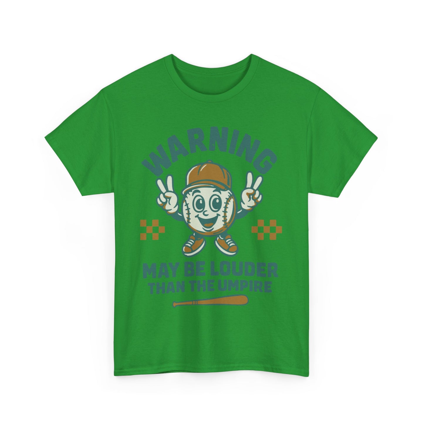 Warning T-Shirt, Fun Umpire Tee, Unique Sports Gift, Casual Wear, Perfect for Baseball Fans