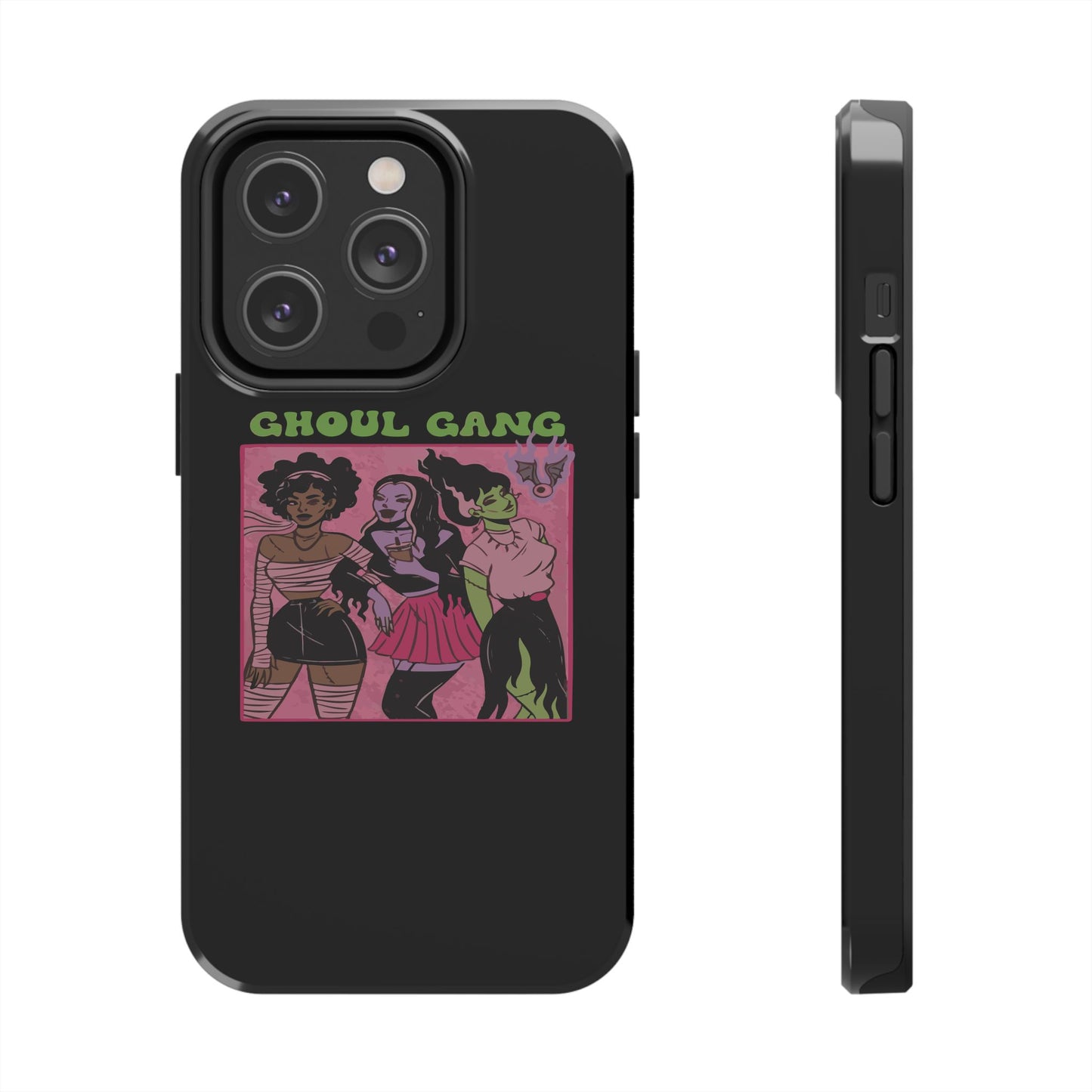 Ghoul Gang Tough Phone Cases | Unique Halloween Phone Cover, Cute Protective Case, Trendy Gift for Goth Fans, Spooky Style Accessory