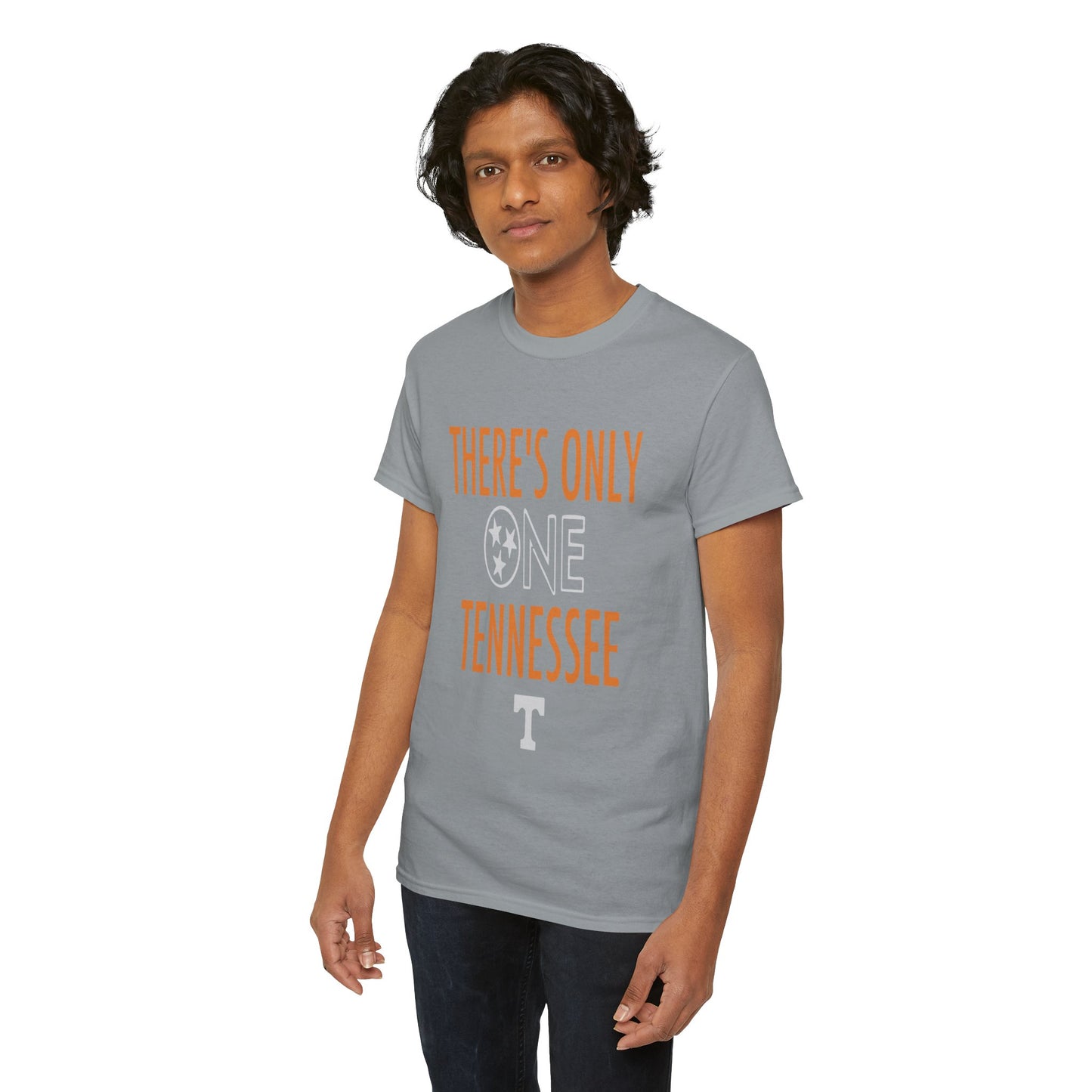 Tennessee Pride Tee, Unisex Heavy Cotton Tee, Tennessee Fans Gift, College Sports Apparel, Casual Everyday Wear, State Pride Shirt