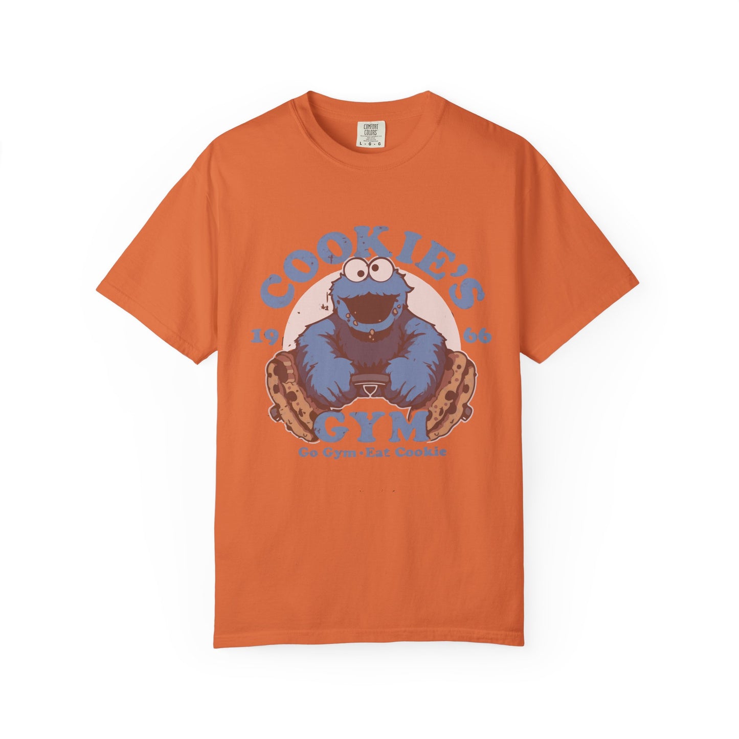 Cookie Monster Inspired Unisex T-Shirt, Fun Gift for Gamers, Casual Wear, Birthday Gift, Kitchen & Gym Motivation