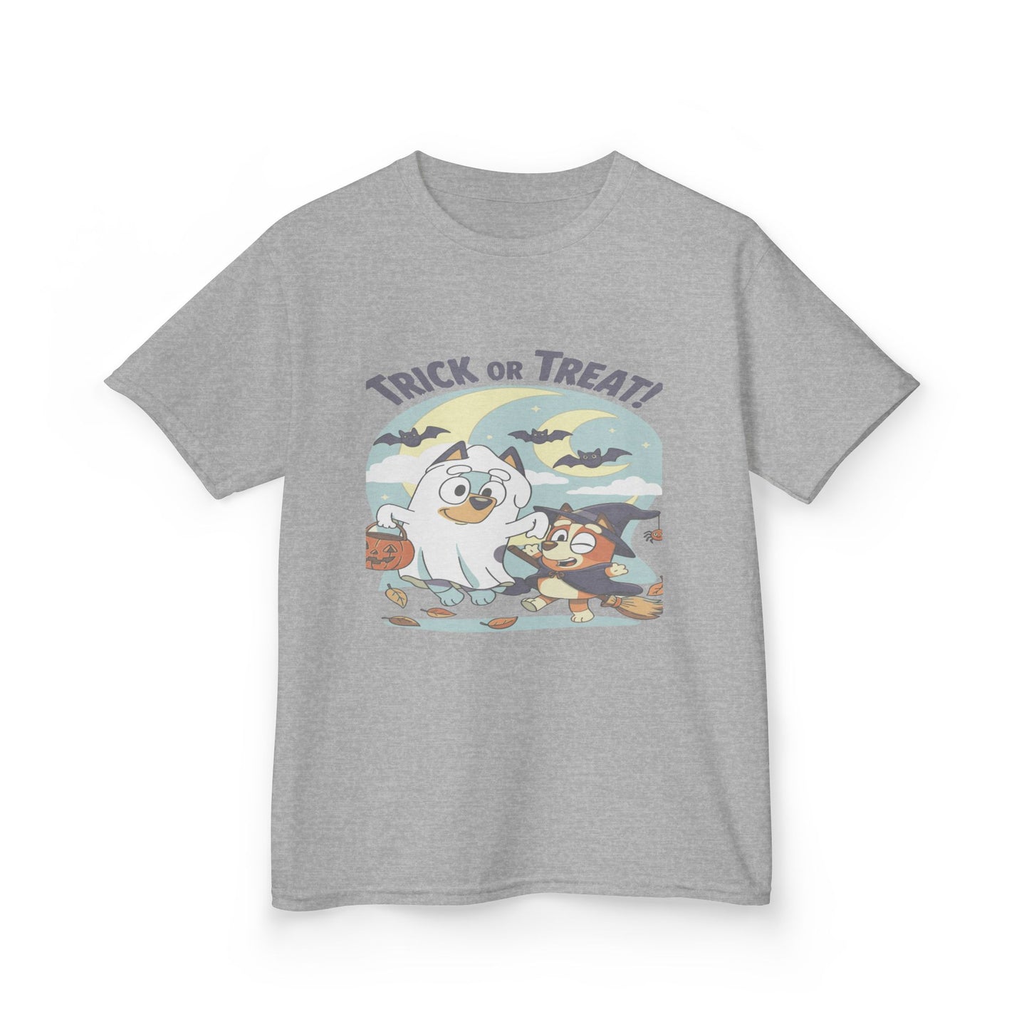 Kids Halloween T-Shirt, Trick or Treat Tee, Fun Ghost & Owl Shirt, Spooky Season Apparel, Cute Costume Top for Kids