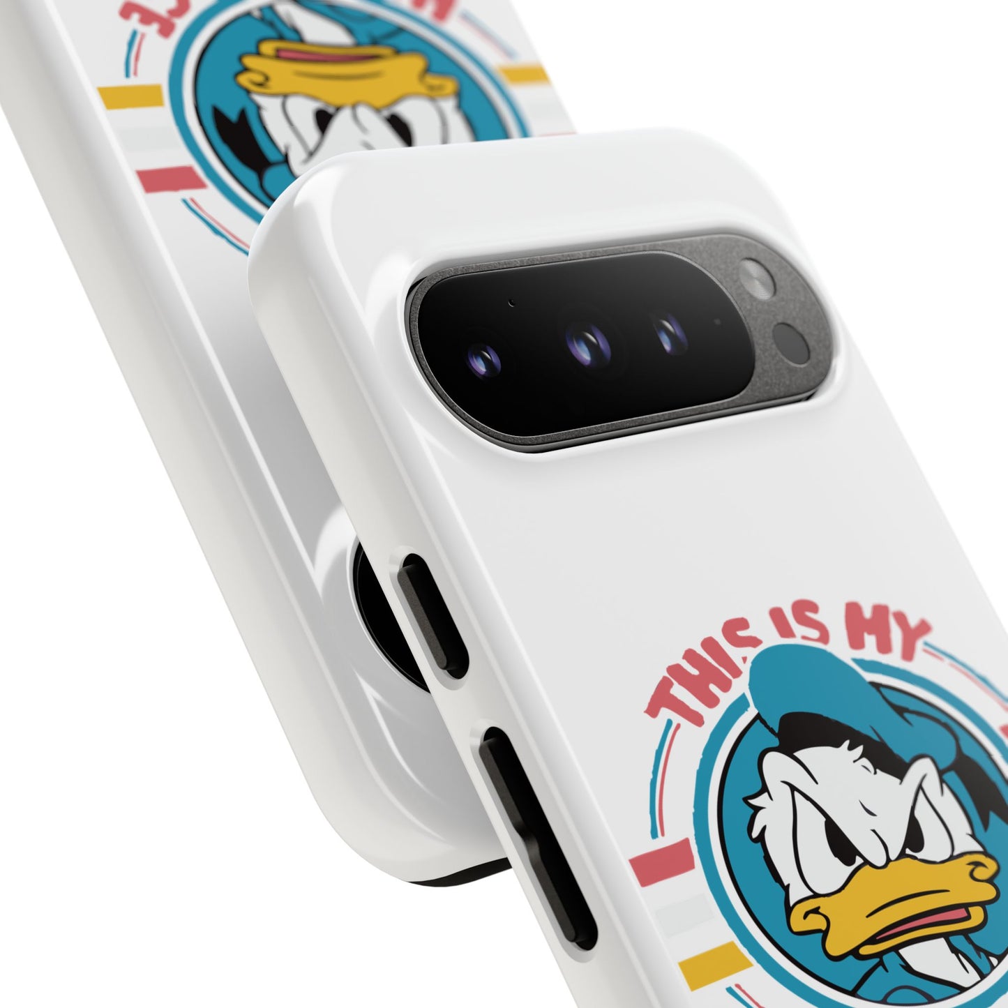 Tough Cases: This is My Happy Face Phone Case, Funny Phone Case, Donald Duck Case, Cute Phone Accessory, Gift for Disney Fans
