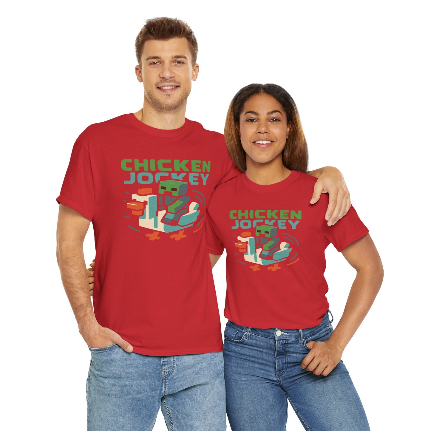 Chicken Jockey Minecraft T-shirt