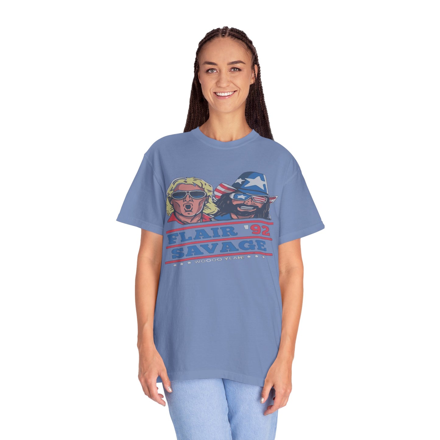 Retro Wrestling Fan T-Shirt, Unisex Graphic Tee, Flair Savage Shirt, Sports Fan Apparel, Vintage Style Gift