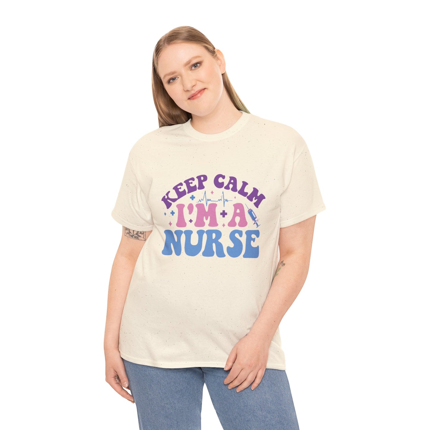 Nurse Appreciation Heavy Cotton Tee, Funny Nurse Gift, Medical Humor Shirt, Nurse Day Celebration Tee, Caregiver Outfit