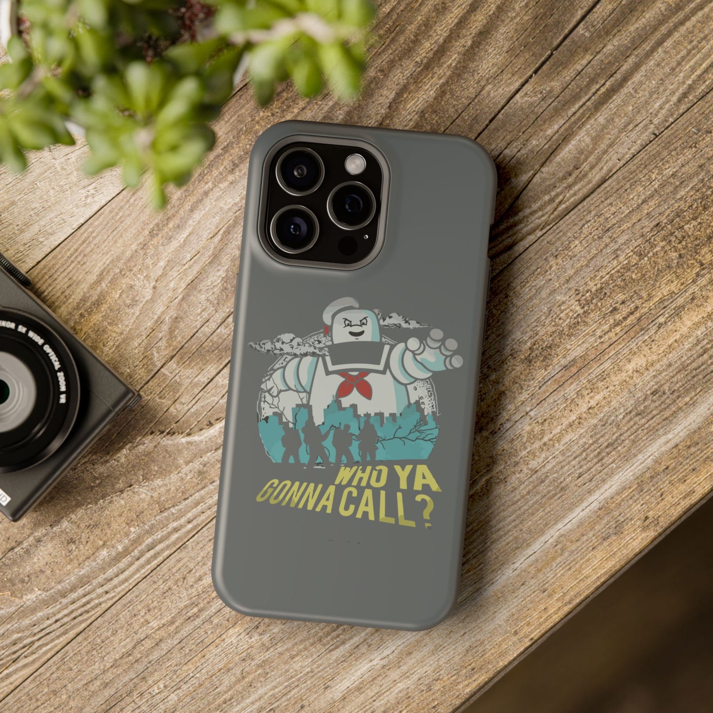 Ghostbuster-Inspired Tough Phone Case - Who Ya Gonna Call? - Perfect for Fans, Gift for Halloween, Geeky Accessories, Durable Protection
