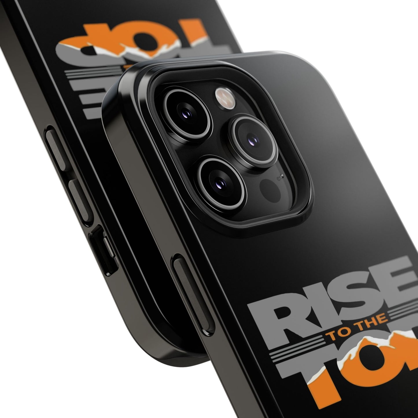 Impact-Resistant Phone Case - Rise to the Top, Durable Phone Cover, Gift for Motivational Quotes Lovers, Trendy Tech Accessories