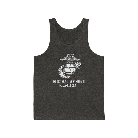 the Just shall Live by Faith Jersey Tank