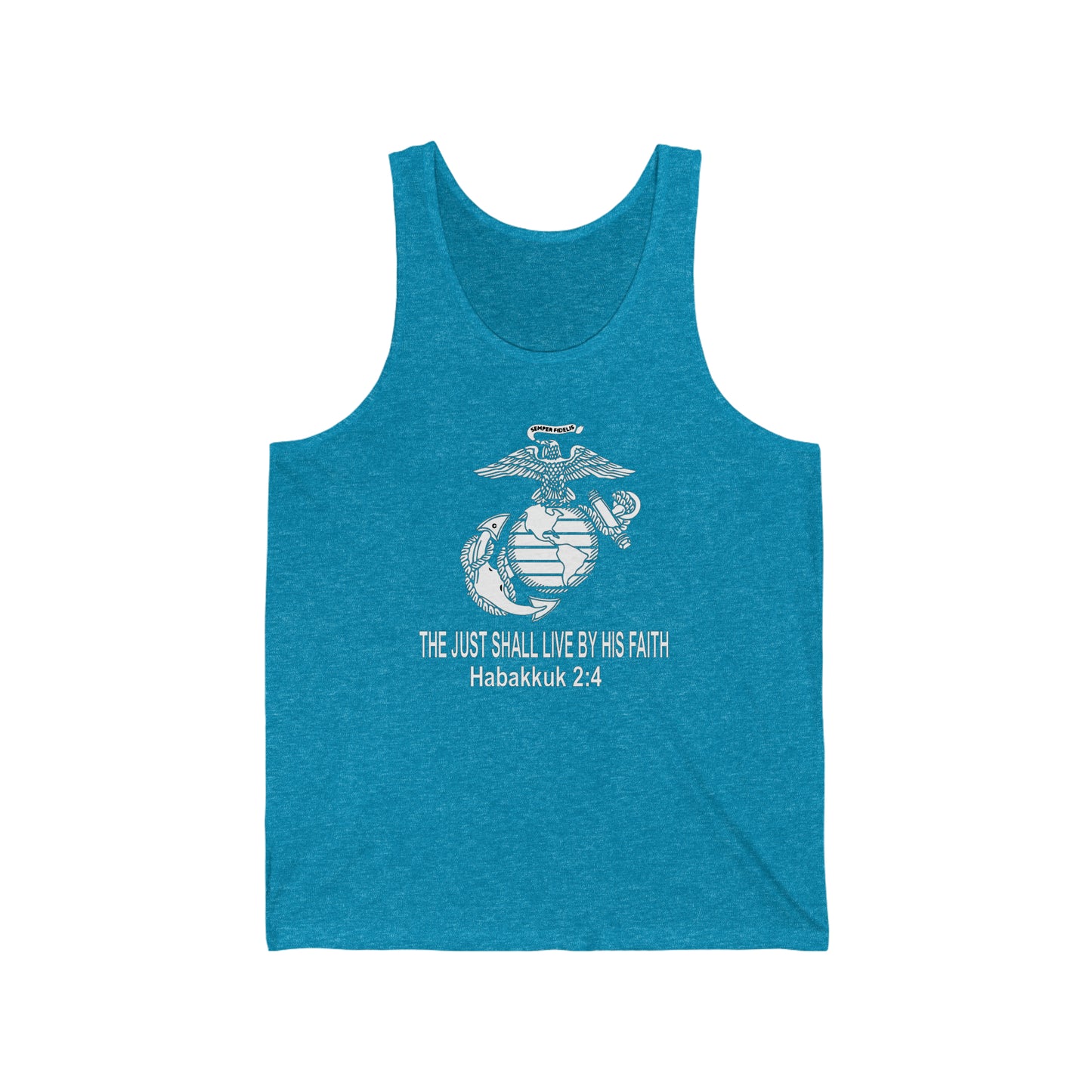 the Just shall Live by Faith Jersey Tank
