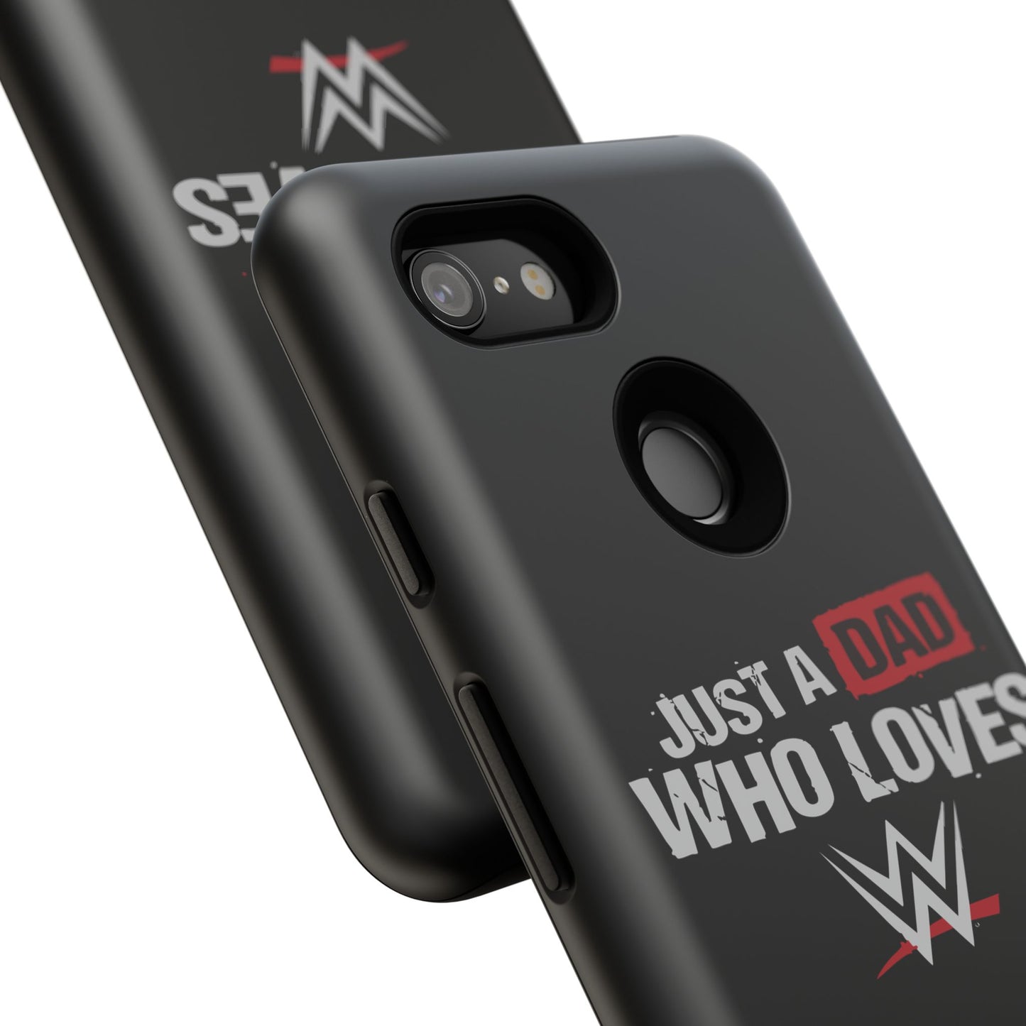 WWE Dad Phone Case, Tough Cases for Fathers, Gifts for Dad, Father's Day, Wrestling Fan Merchandise, Just a Dad Who Loves WWE