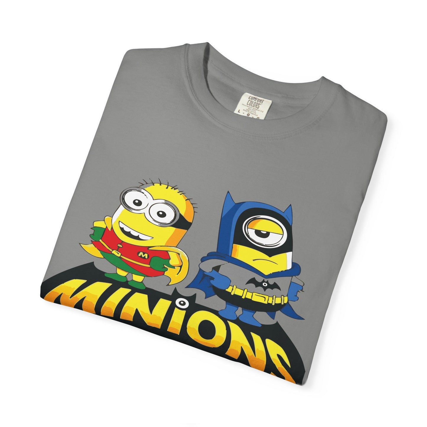 Minions Superhero Unisex T-shirt, Fun Gift for Kids, Cartoon Apparel, Birthday Party Outfit, Family Movie Night Wear