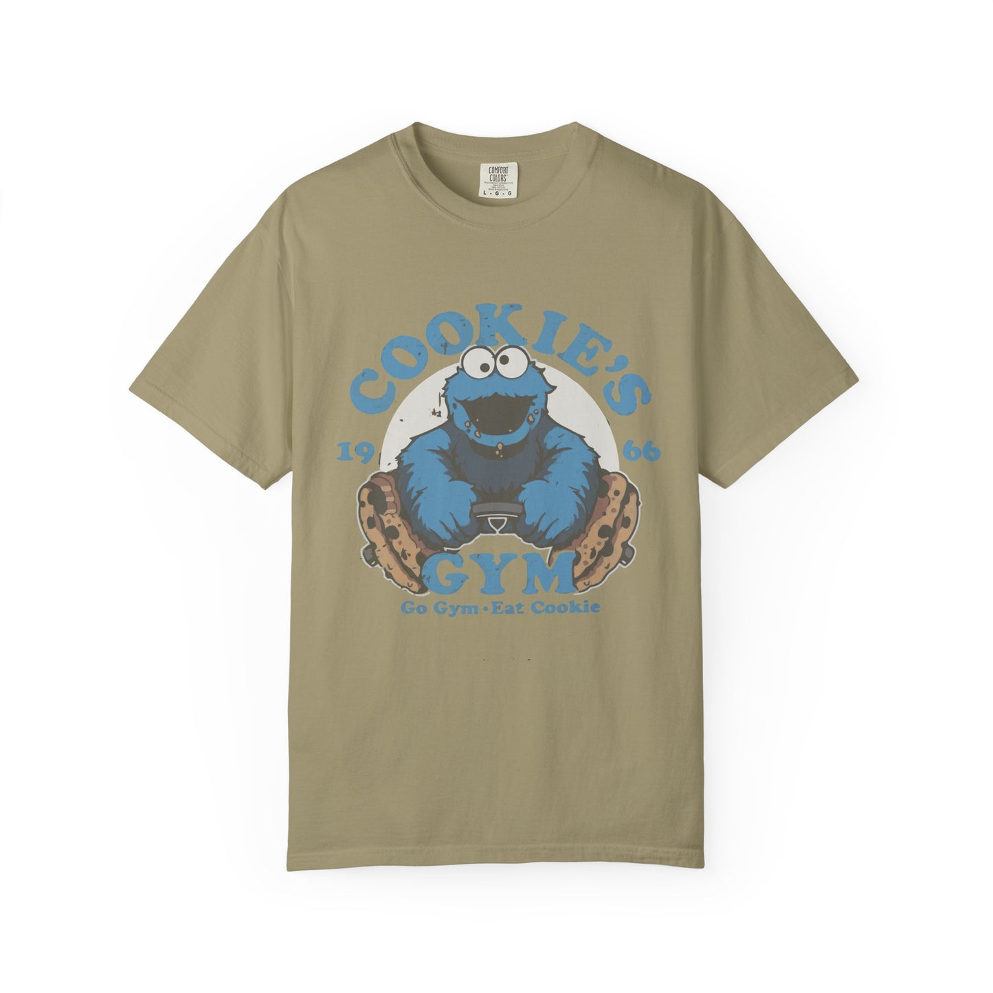 Cookie Monster Inspired Unisex T-Shirt, Fun Gift for Gamers, Casual Wear, Birthday Gift, Kitchen & Gym Motivation