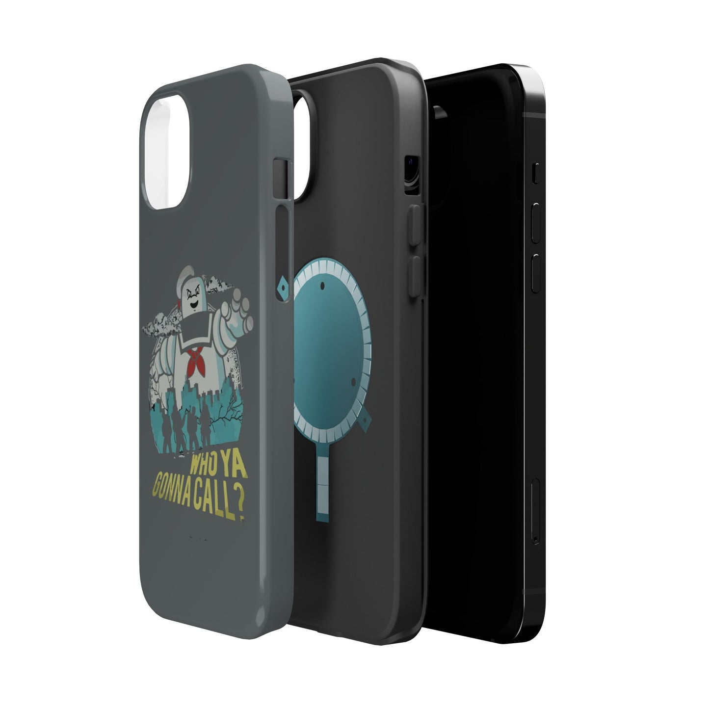 Ghostbuster-Inspired Tough Phone Case - Who Ya Gonna Call? - Perfect for Fans, Gift for Halloween, Geeky Accessories, Durable Protection