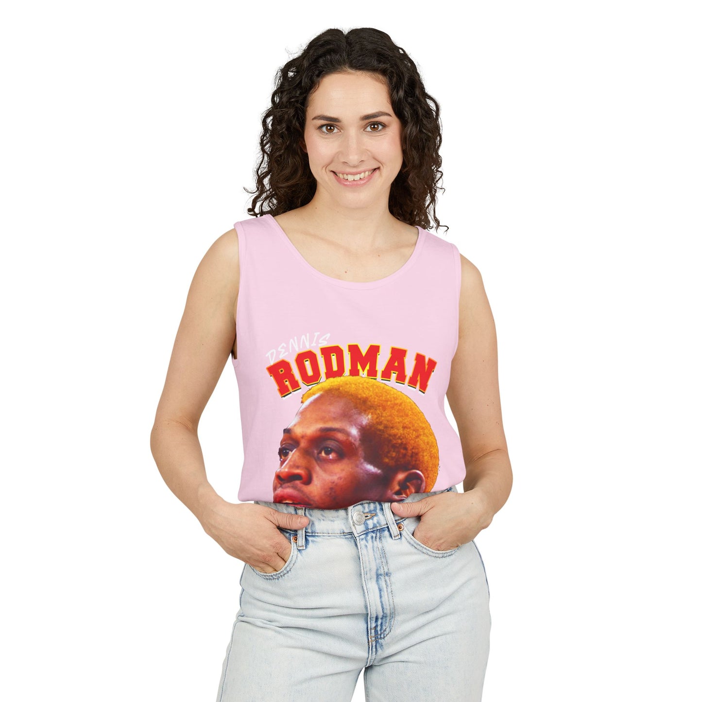 Dennis Rodman Vintage Tank Top, Unisex Graphic Tee, Sports Apparel, Summer Wear, Basketball Fan Gift