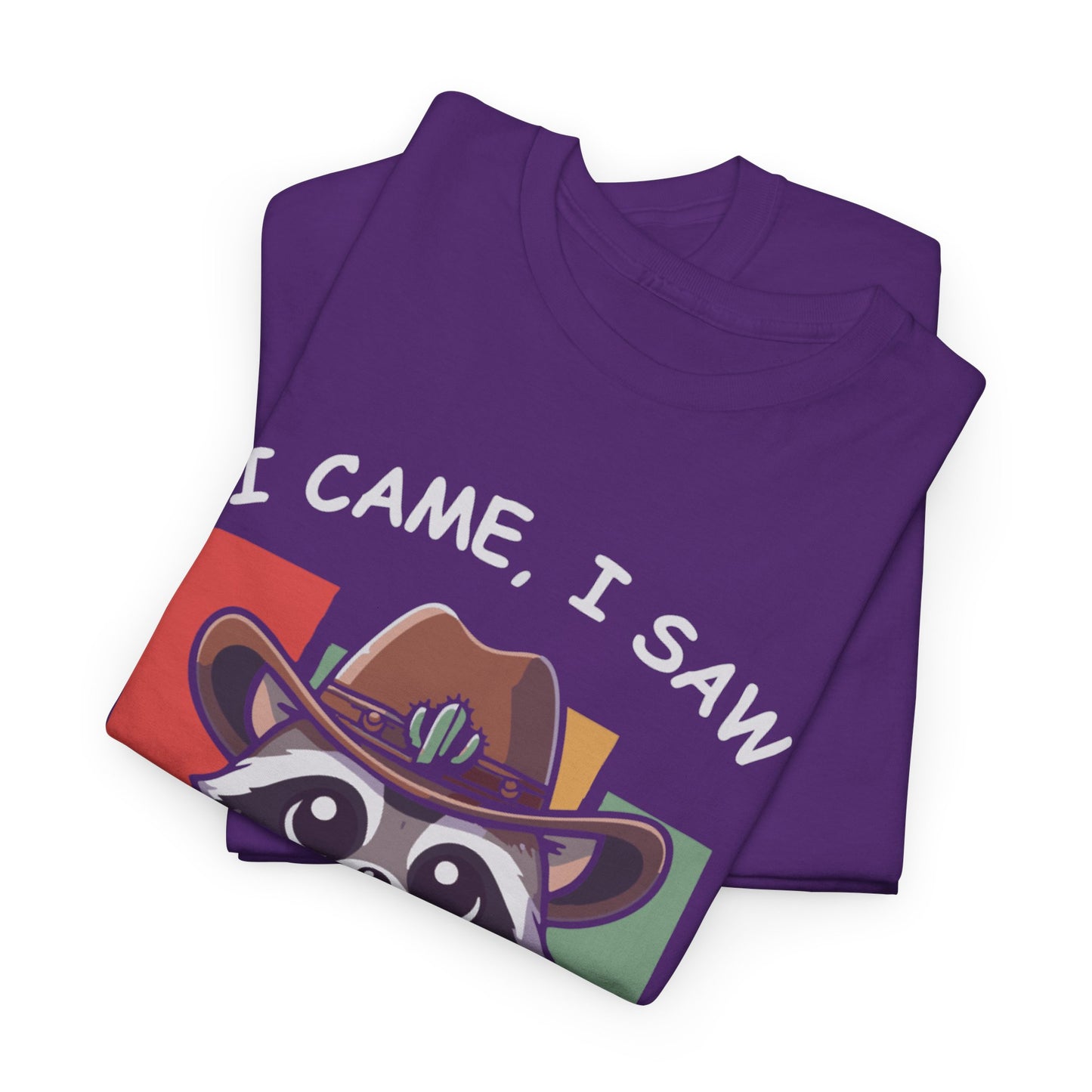 Fun Raccoon Graphic Tee, Cute Funny Animal T-Shirt, Unique Gift, Unisex Cotton Tee, Casual Wear, Birthday Gift, Humor Shirt