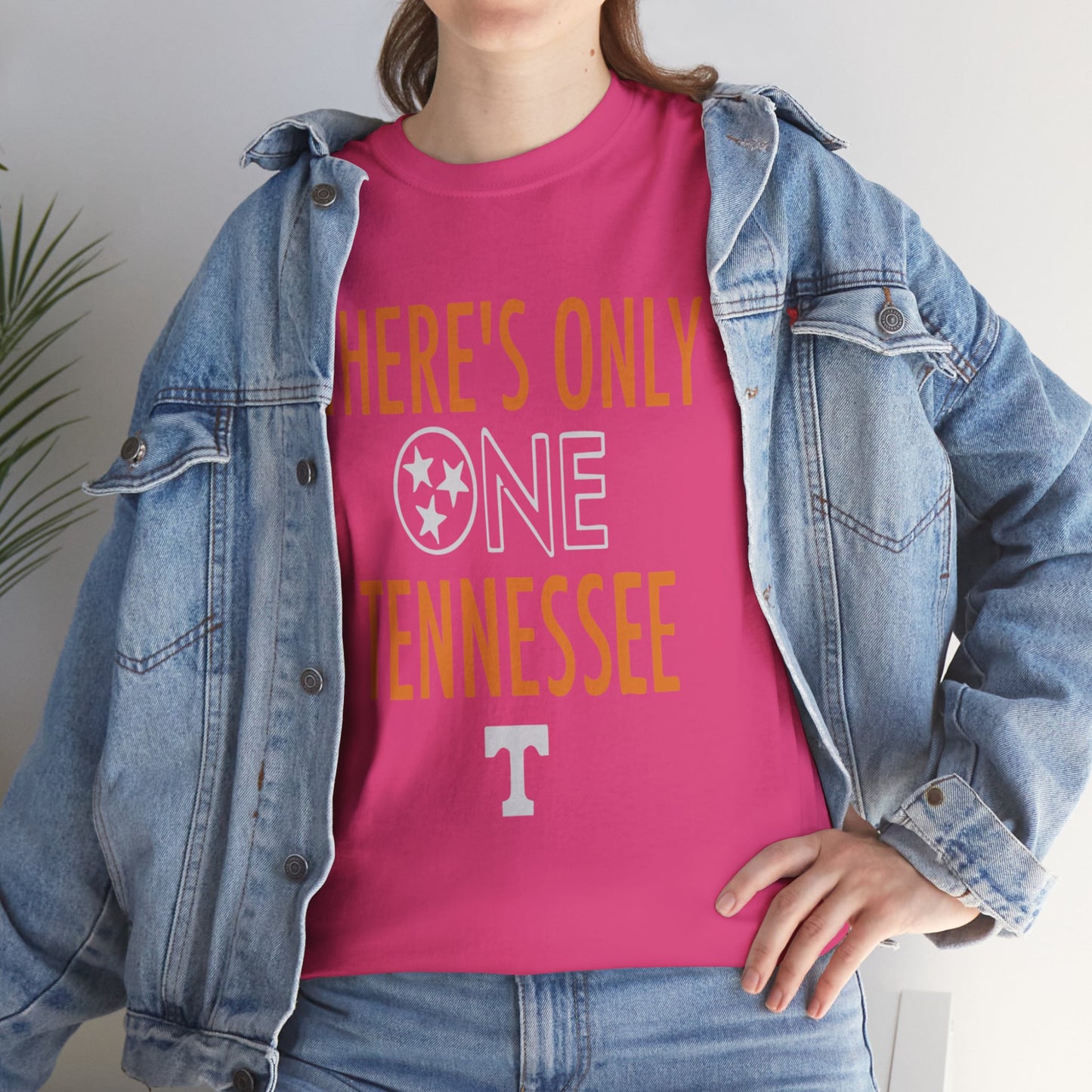Tennessee Pride Tee, Unisex Heavy Cotton Tee, Tennessee Fans Gift, College Sports Apparel, Casual Everyday Wear, State Pride Shirt