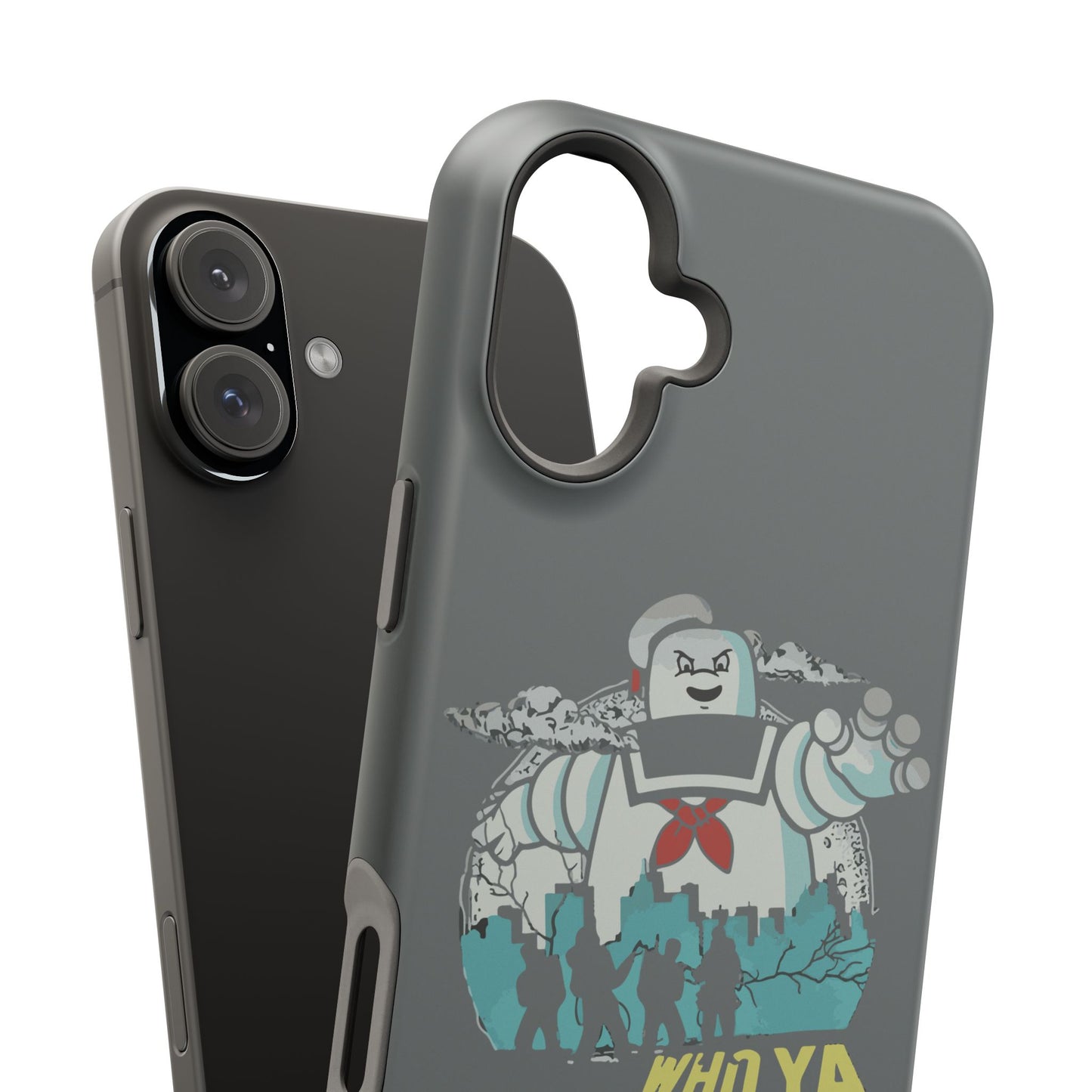 Ghostbuster-Inspired Tough Phone Case - Who Ya Gonna Call? - Perfect for Fans, Gift for Halloween, Geeky Accessories, Durable Protection