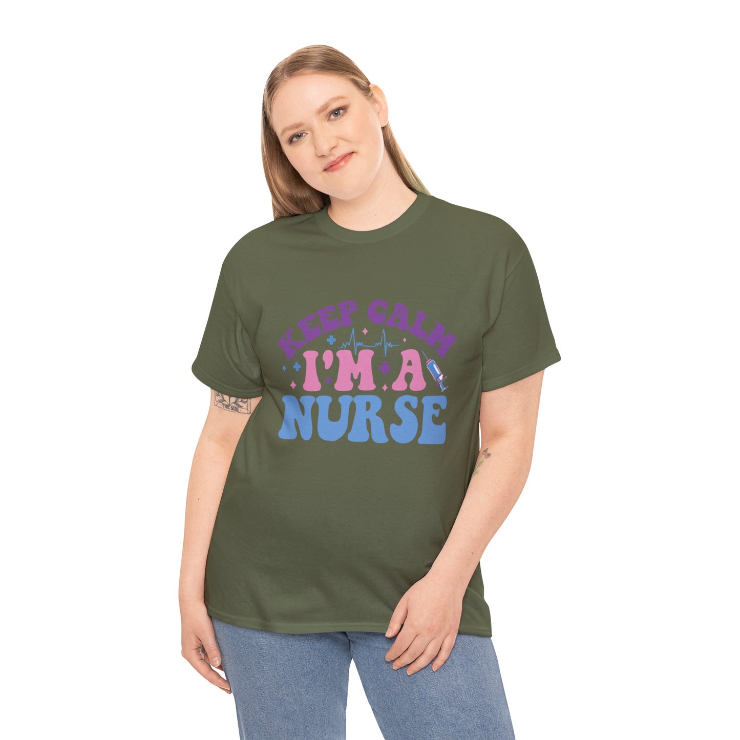 Nurse Appreciation Heavy Cotton Tee, Funny Nurse Gift, Medical Humor Shirt, Nurse Day Celebration Tee, Caregiver Outfit