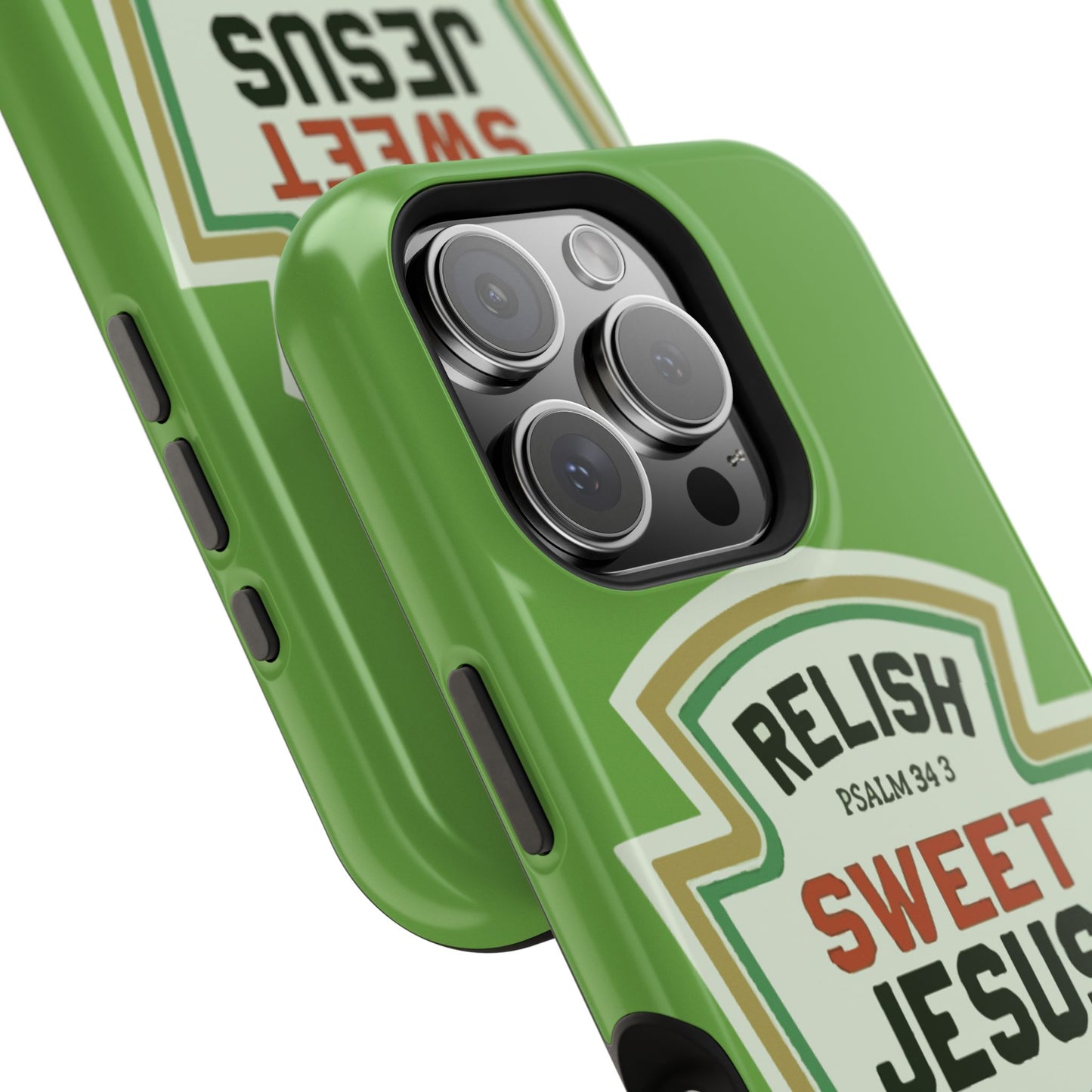 Relish Sweet Jesus Phone Case, Christian Gift, Impact-Resistant Case, Religious Phone Accessory, Faith-Based Present, Celebration Case