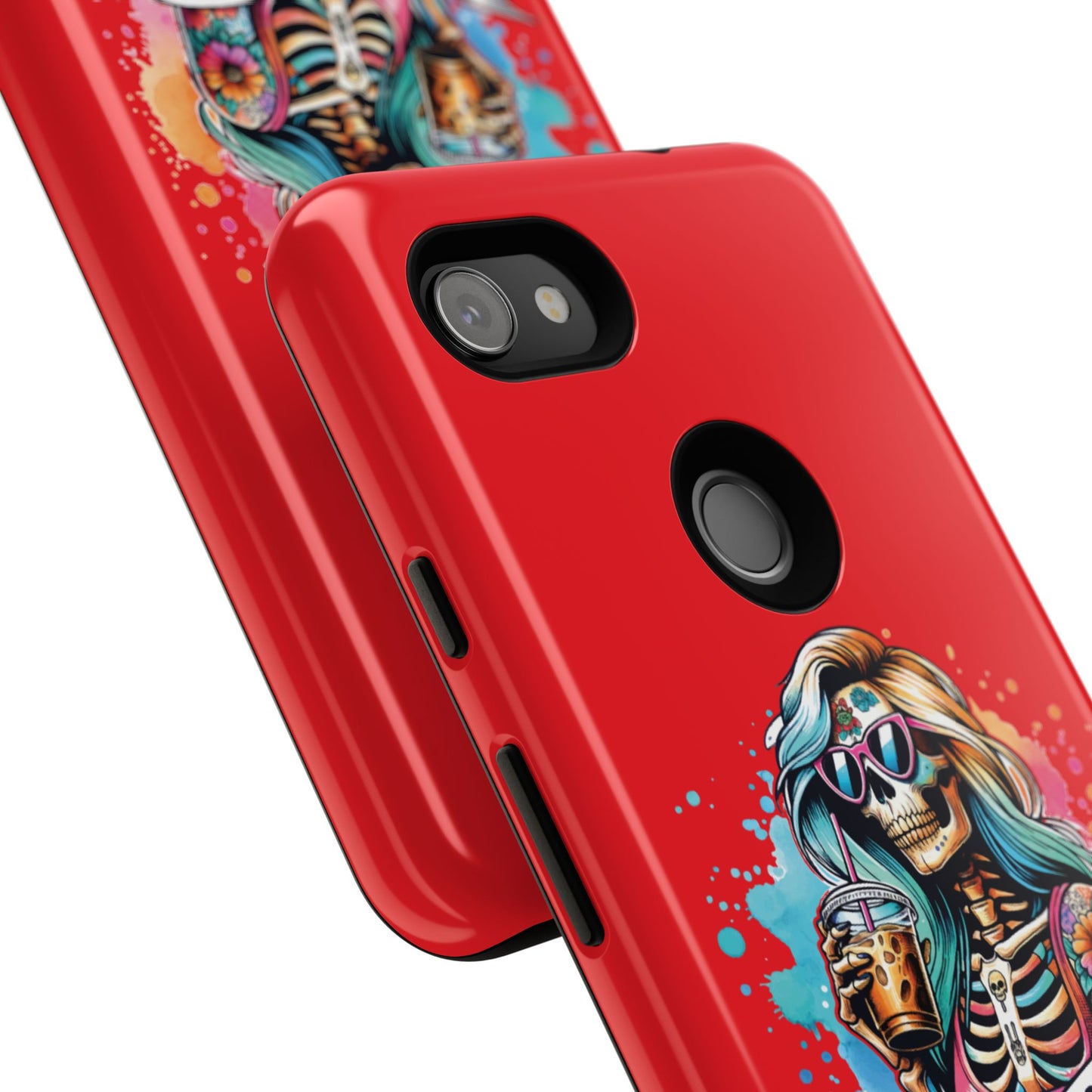 Cool Moms Club Phone Case - Tough Cases, Funky Phone Cover, Gift for Moms, Skeleton Design, Trendy Tech Accessories