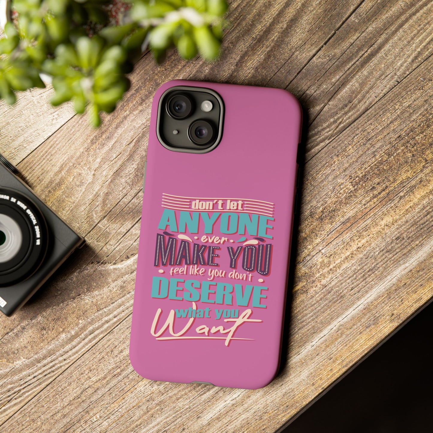 Inspirational Phone Case, Motivational Phone Cover, Tough Cases for Her, Gift for Friends, Self-Love Quote Case