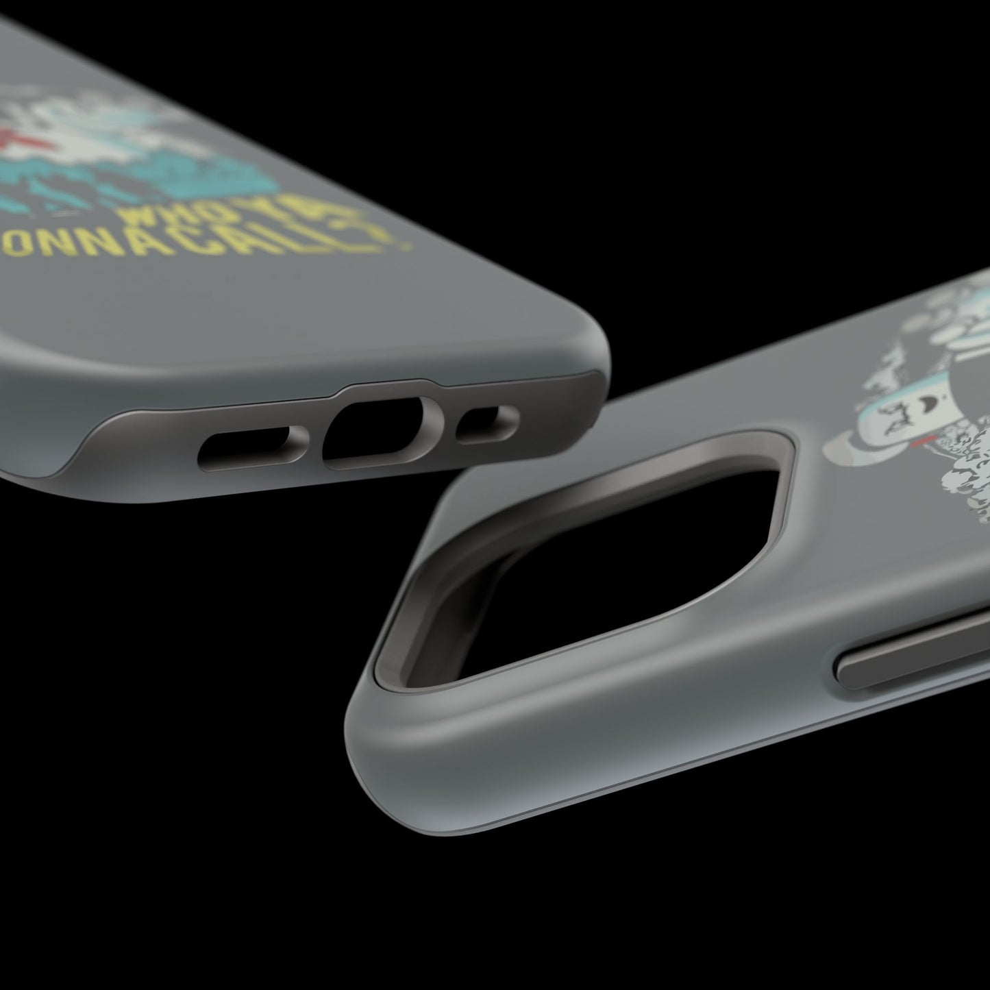 Ghostbuster-Inspired Tough Phone Case - Who Ya Gonna Call? - Perfect for Fans, Gift for Halloween, Geeky Accessories, Durable Protection