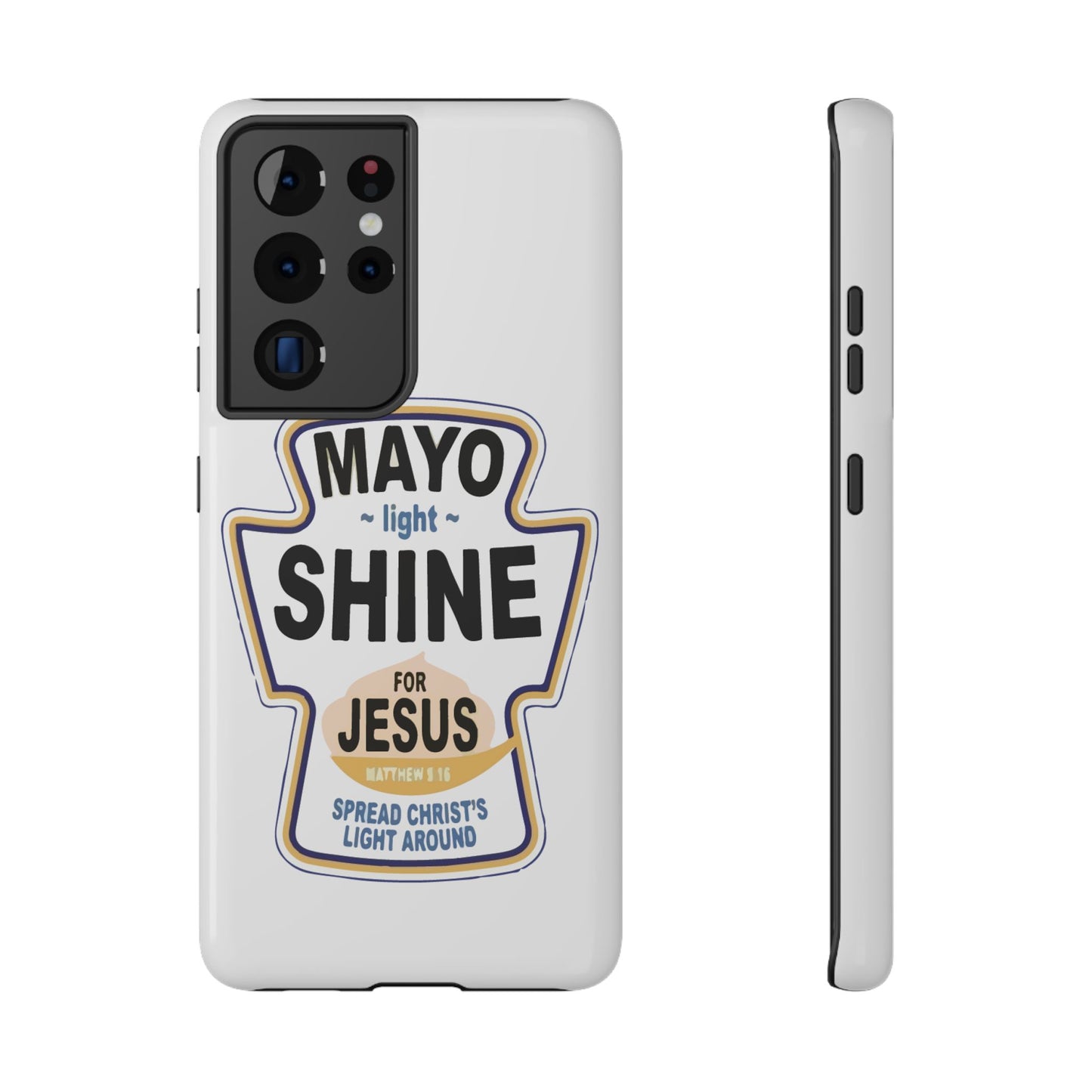 Jesus Message Impact-Resistant Case, Faith-Based Phone Cover, Inspirational Tech Accessory, Christian Gift, Bible Verse Case
