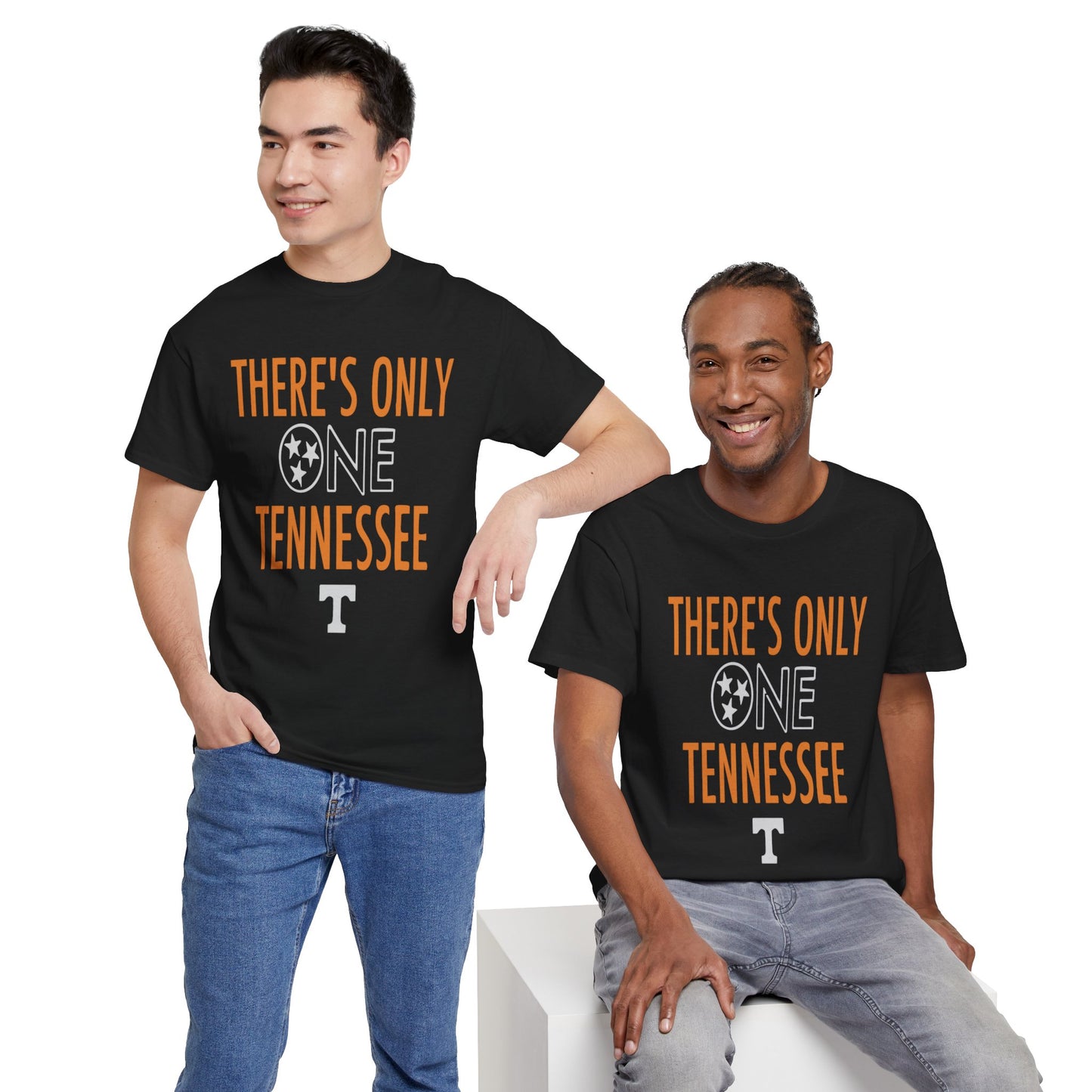 Tennessee Pride Tee, Unisex Heavy Cotton Tee, Tennessee Fans Gift, College Sports Apparel, Casual Everyday Wear, State Pride Shirt